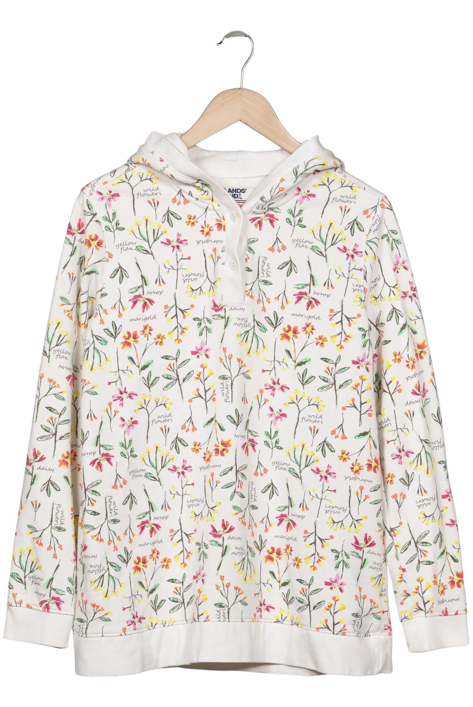 

Lands End Damen Kapuzenpullover, cremeweiß, Gr. 38