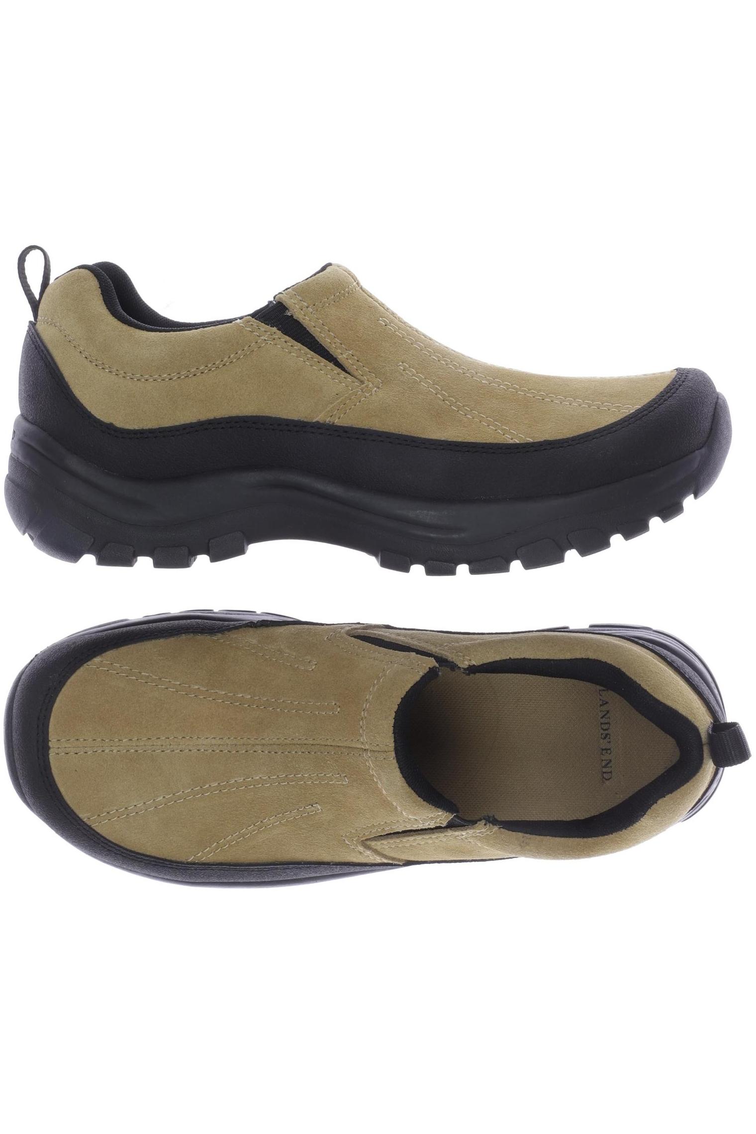 

Lands End Damen Halbschuh, beige, Gr. 8
