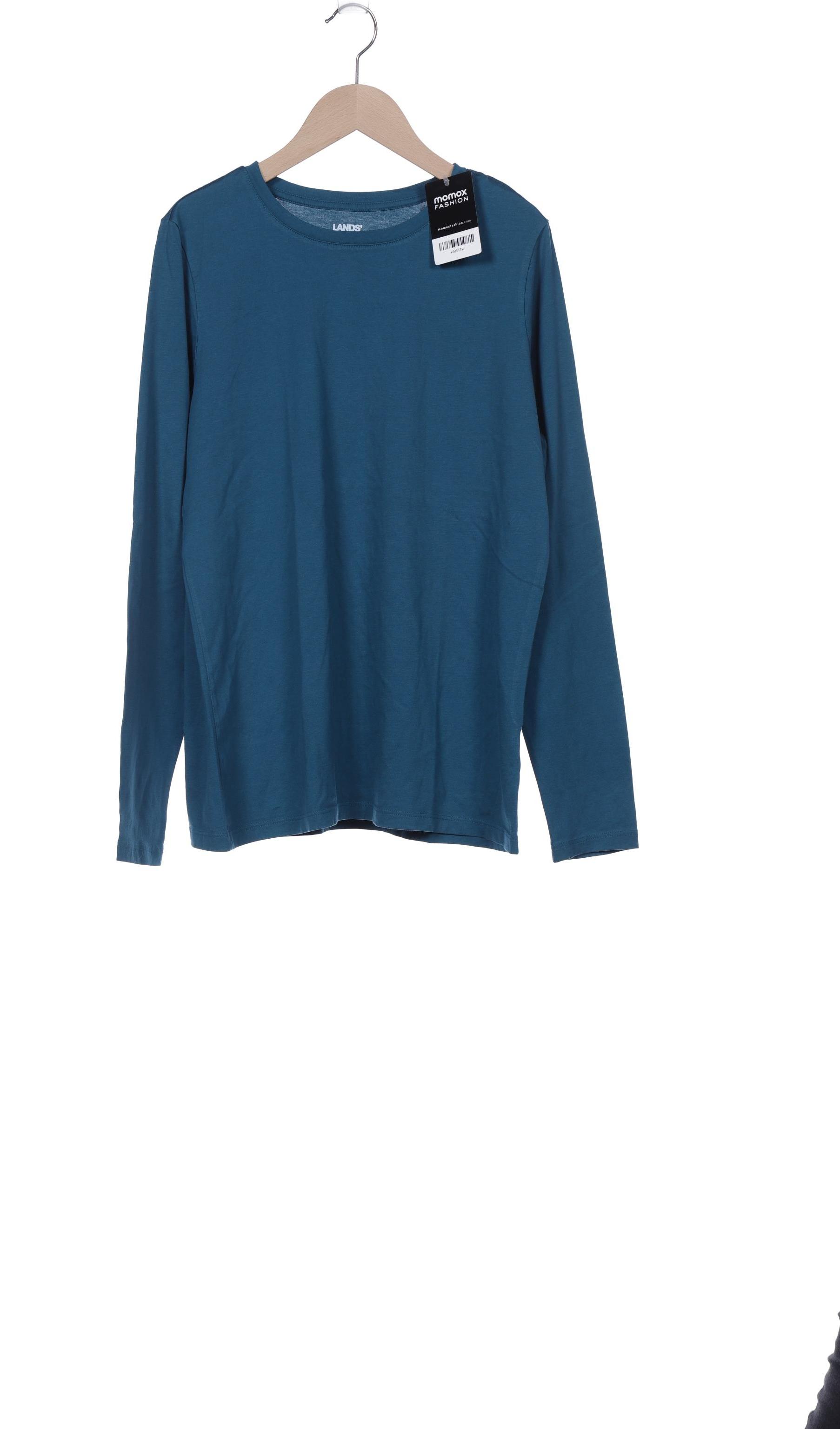 

Lands End Damen Langarmshirt, türkis, Gr. 38