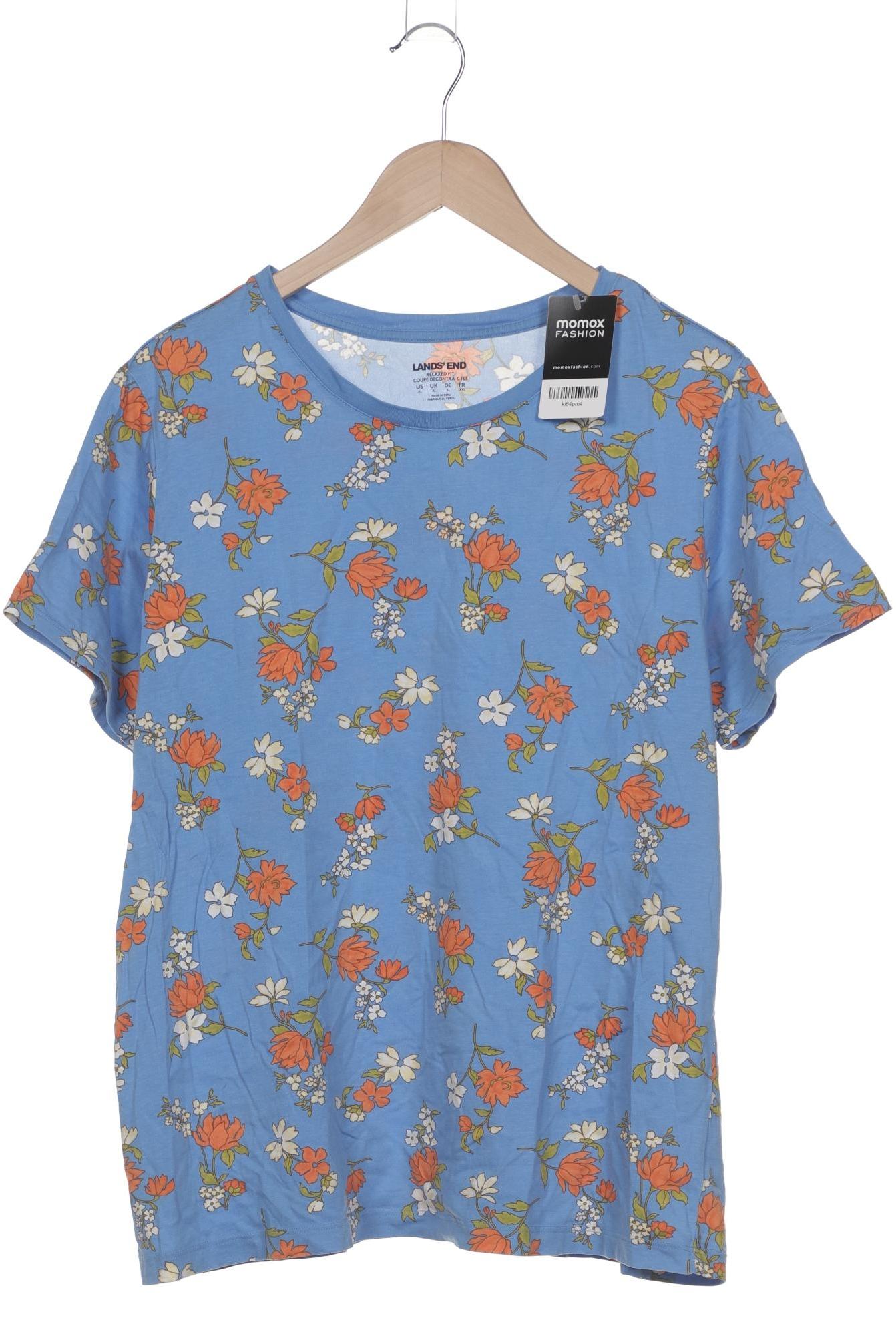

Lands End Damen T-Shirt, blau, Gr. 44