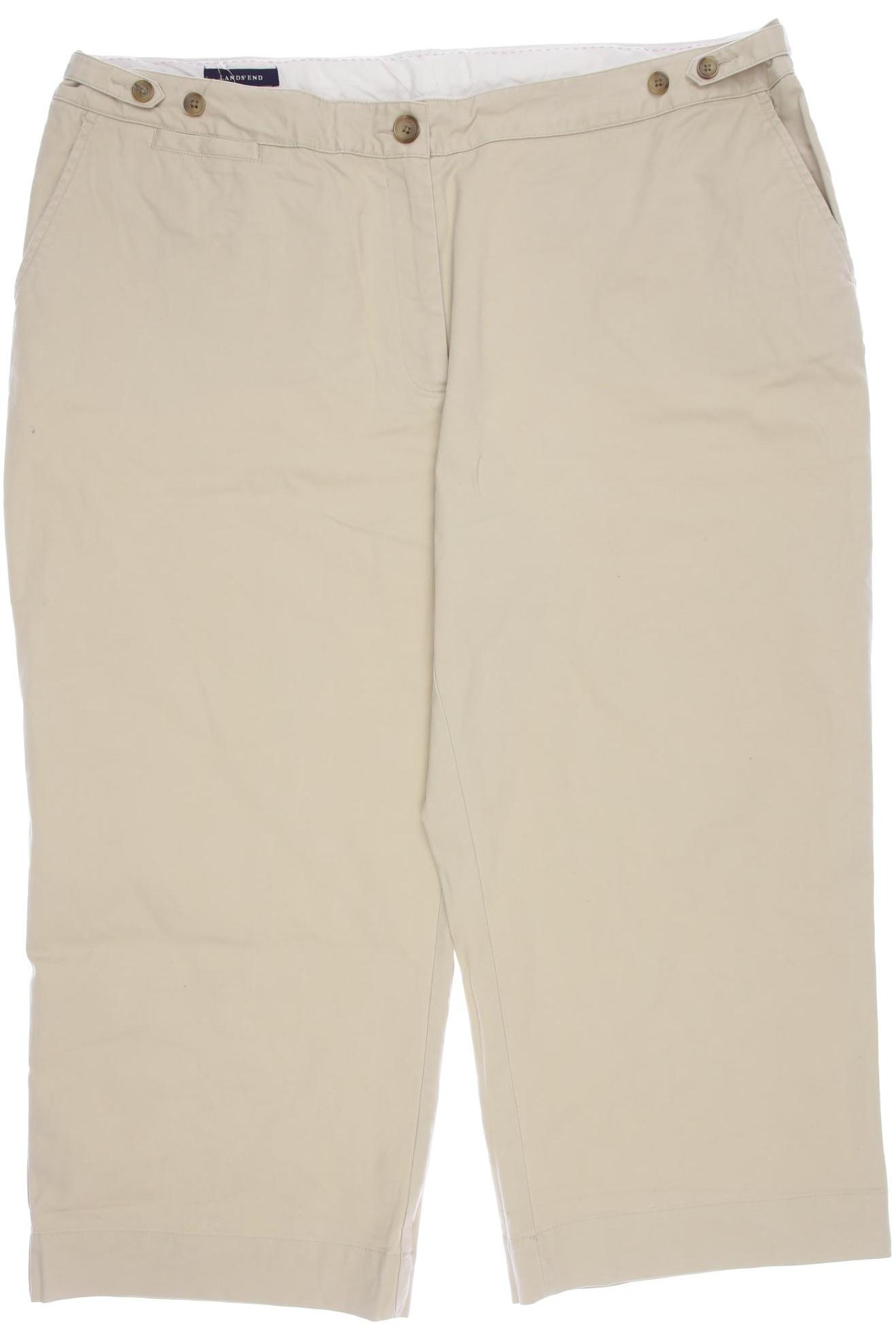 

Lands End Damen Stoffhose, beige, Gr. 20