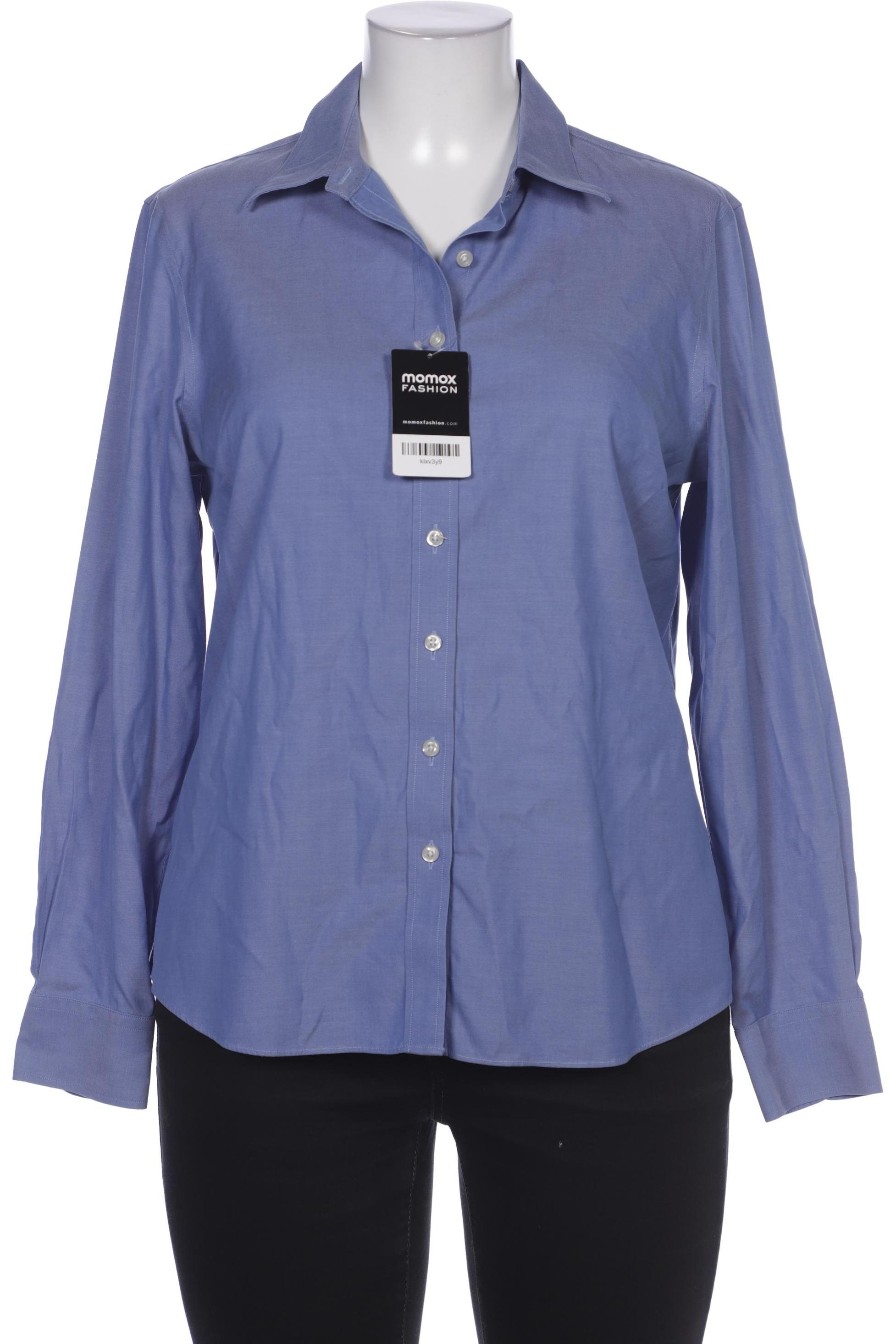 

Lands End Damen Bluse, blau, Gr. 12