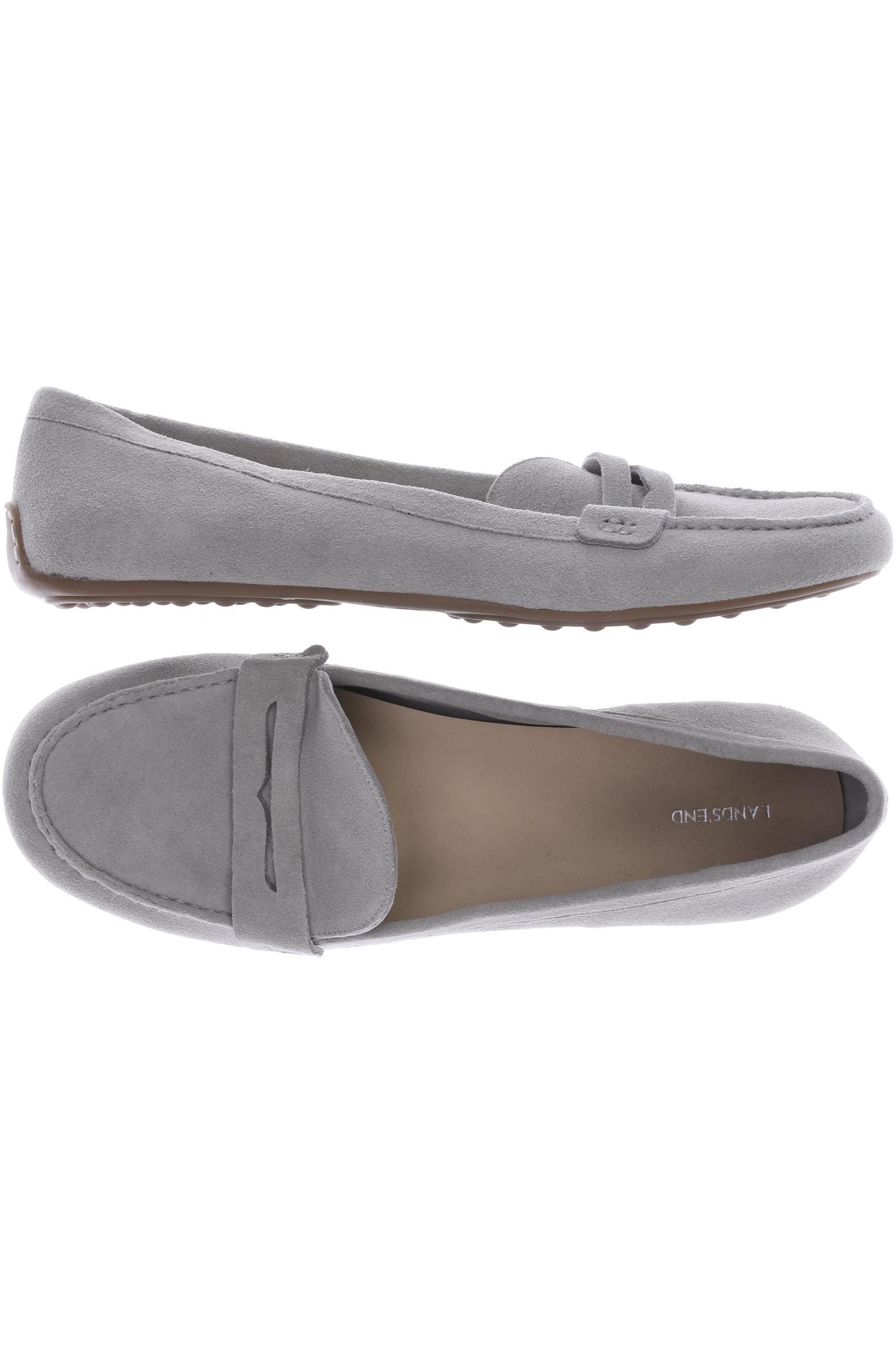 

Lands End Damen Halbschuh, grau, Gr. 42.5