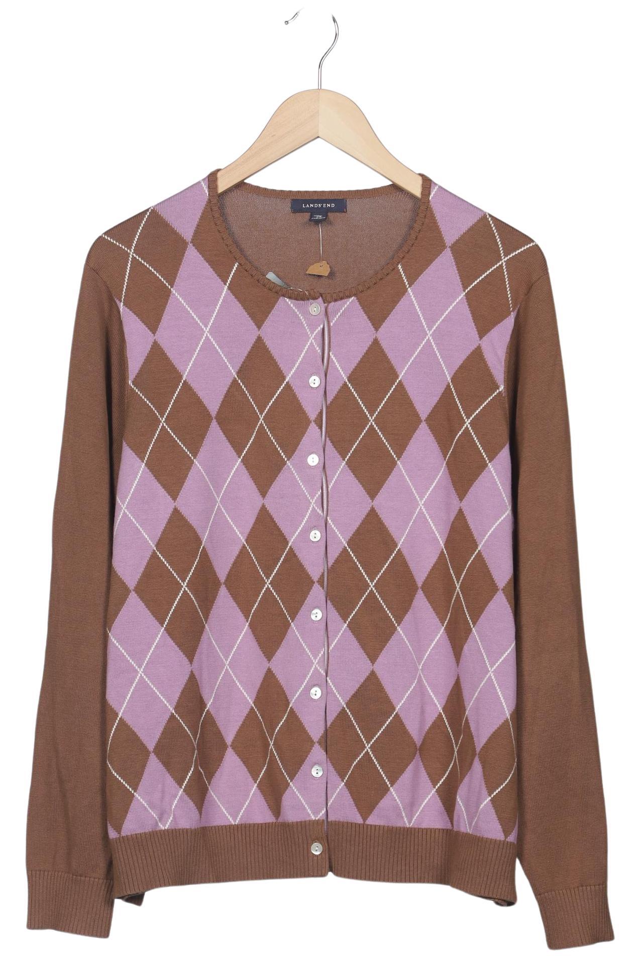 

Lands End Damen Strickjacke, mehrfarbig, Gr. 24