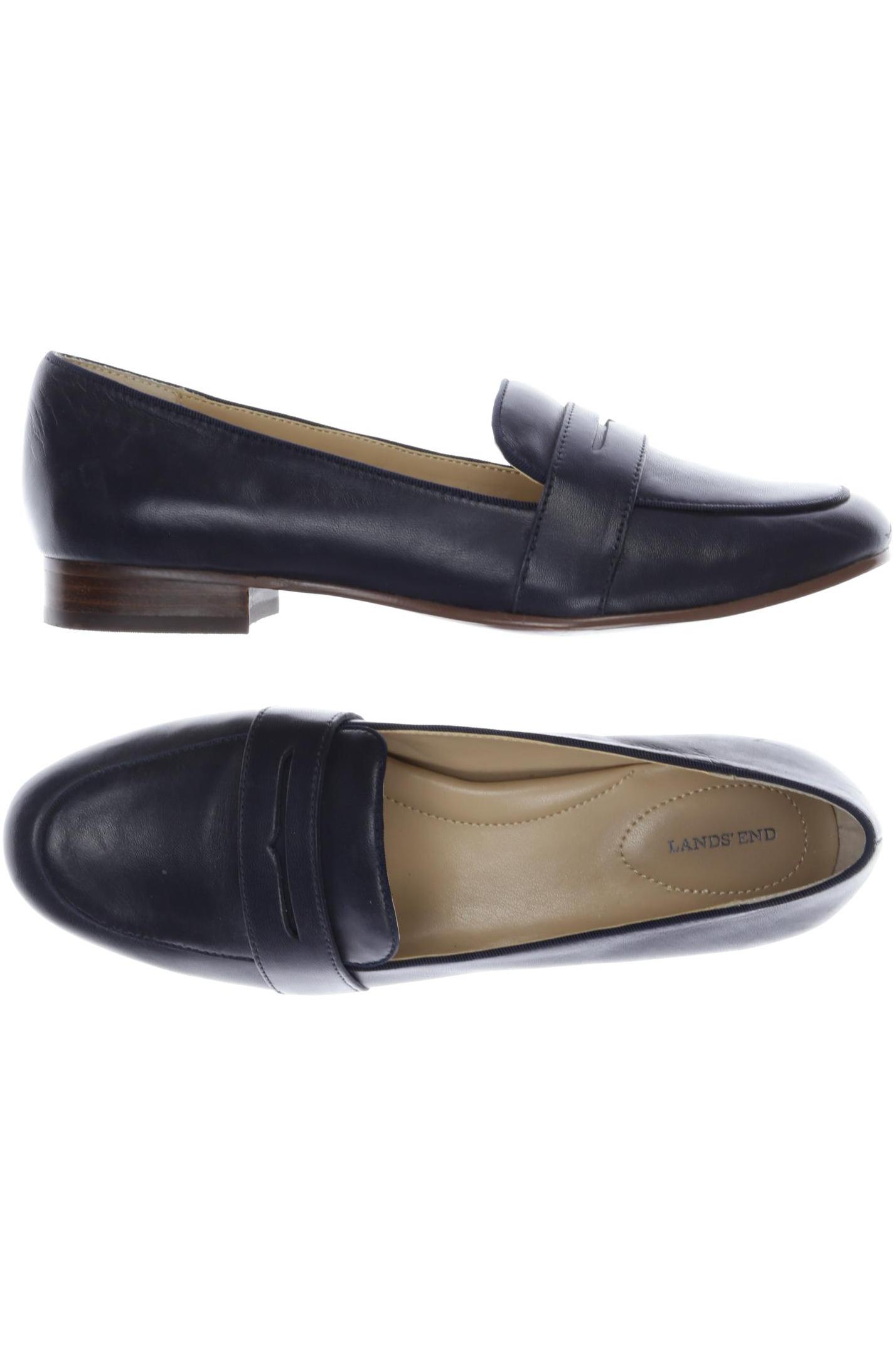 

Lands End Damen Halbschuh, marineblau, Gr. 38
