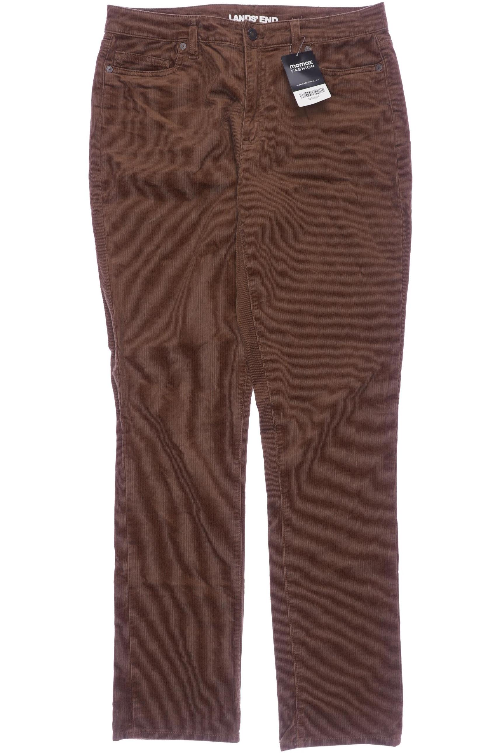 

Lands End Damen Stoffhose, braun, Gr. 40