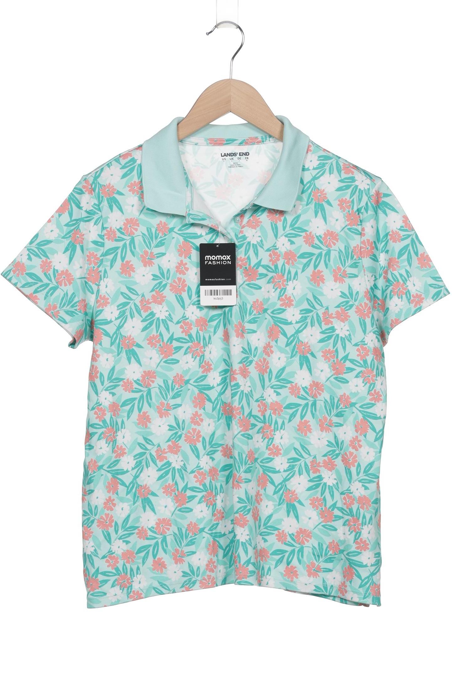 

Lands End Damen Poloshirt, türkis, Gr. 42