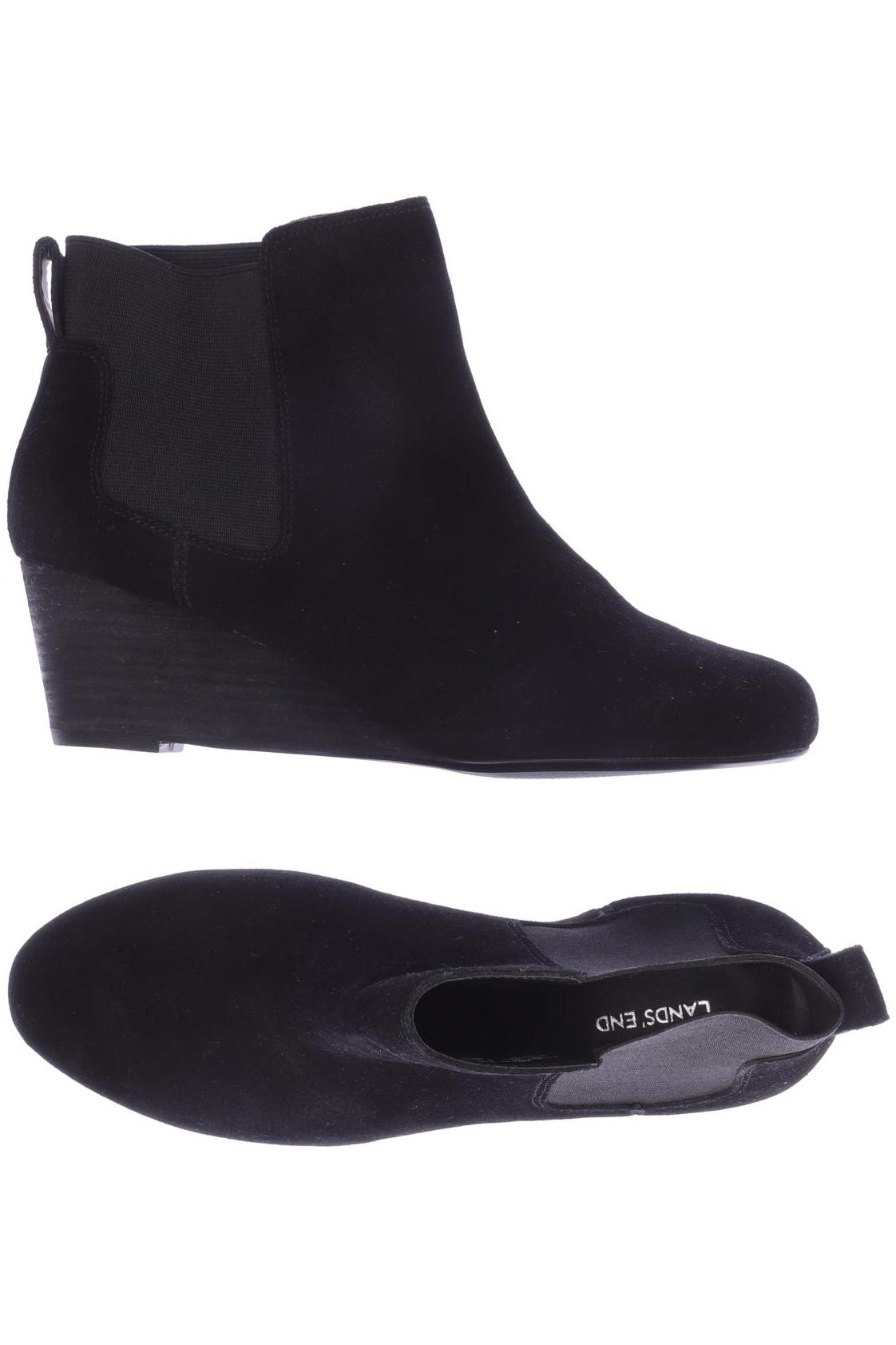 

Lands End Damen Stiefelette, schwarz, Gr. 38