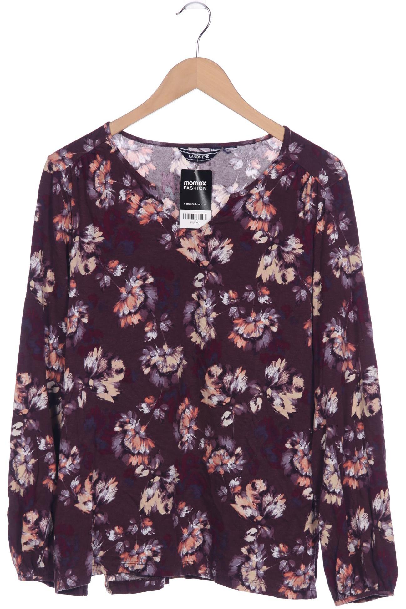 

Lands End Damen Langarmshirt, bordeaux, Gr. 44