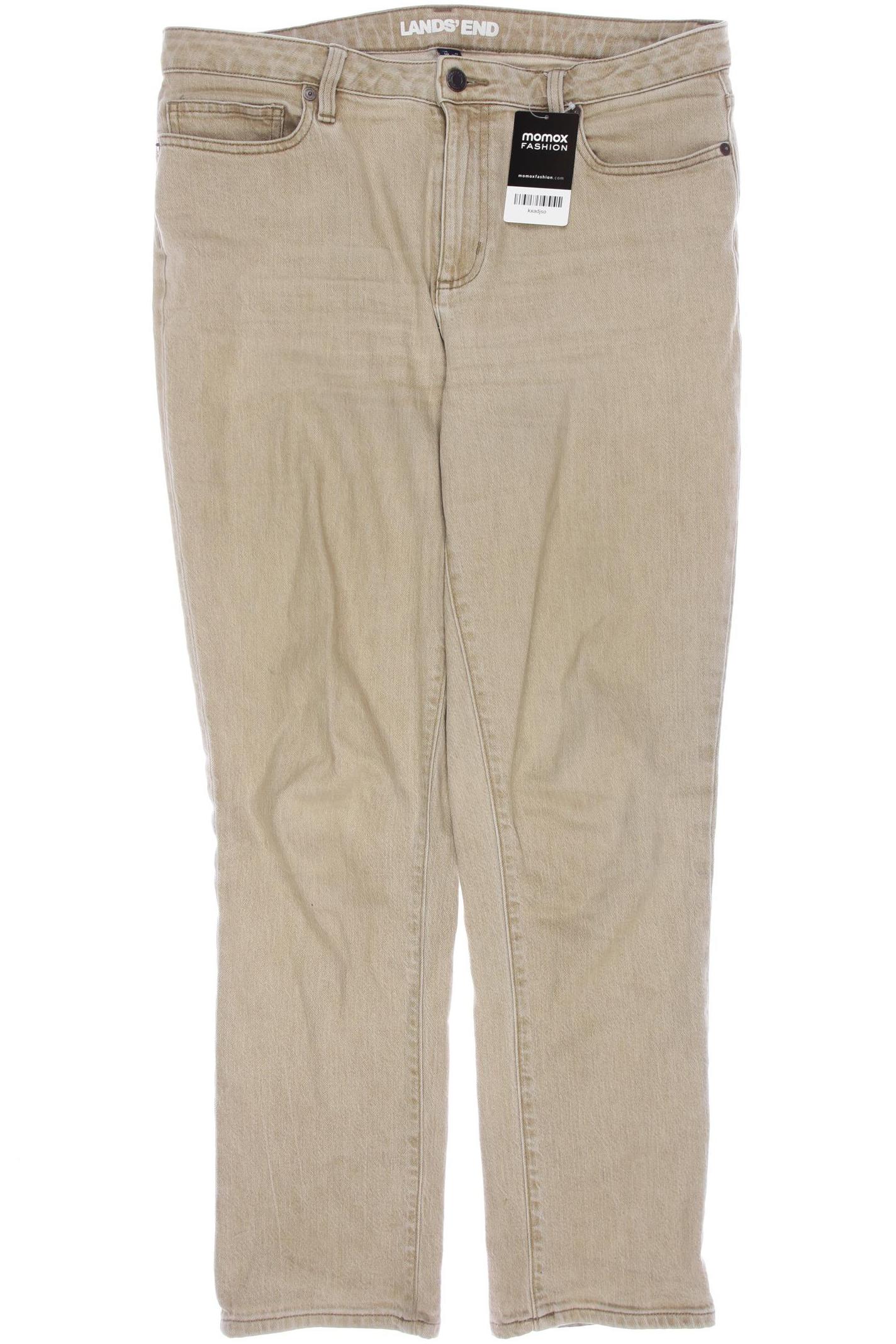 

Lands End Damen Jeans, beige, Gr. 42