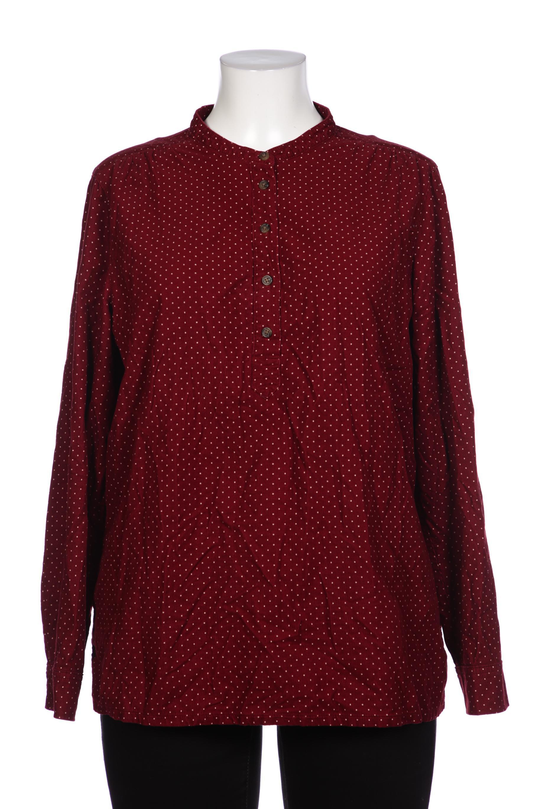

Lands End Damen Bluse, bordeaux, Gr. 46
