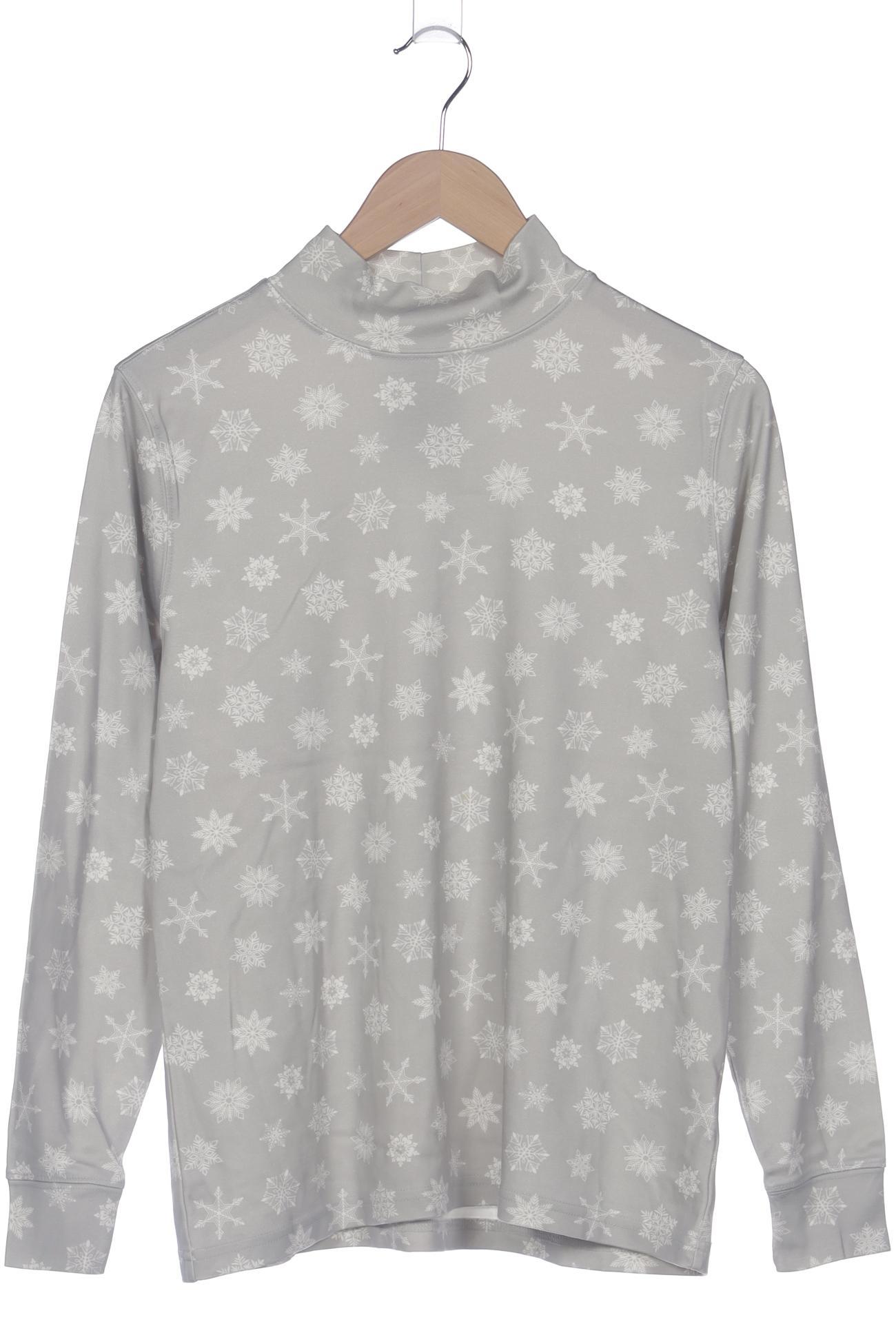 

Lands End Damen Langarmshirt, grau, Gr. 38