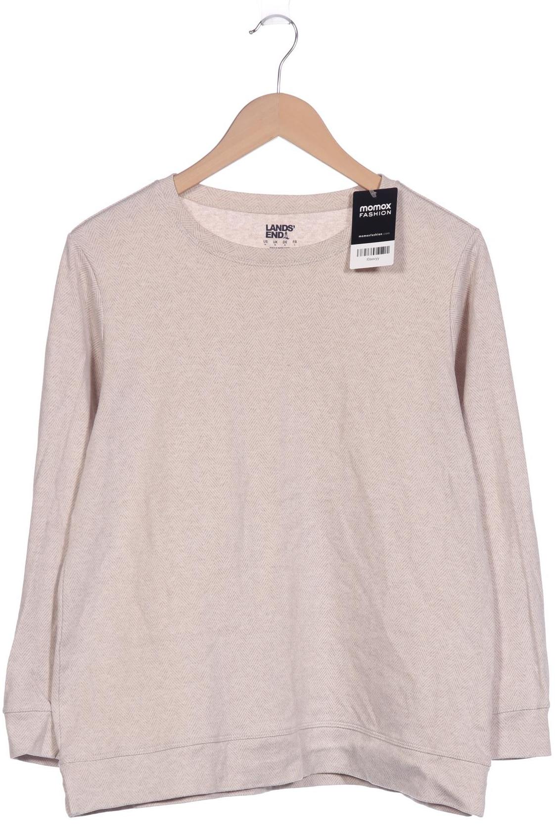 

Lands End Damen Sweatshirt, beige, Gr. 38