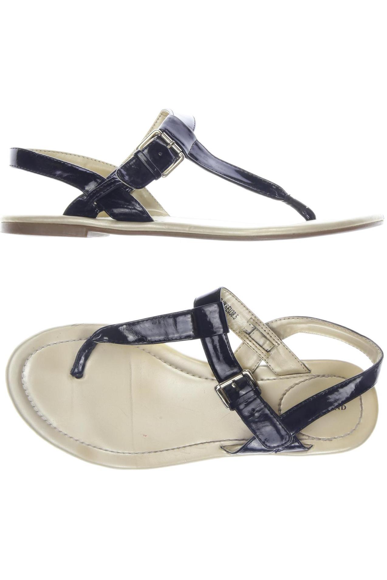 

Lands End Damen Sandale, schwarz, Gr. 38.5