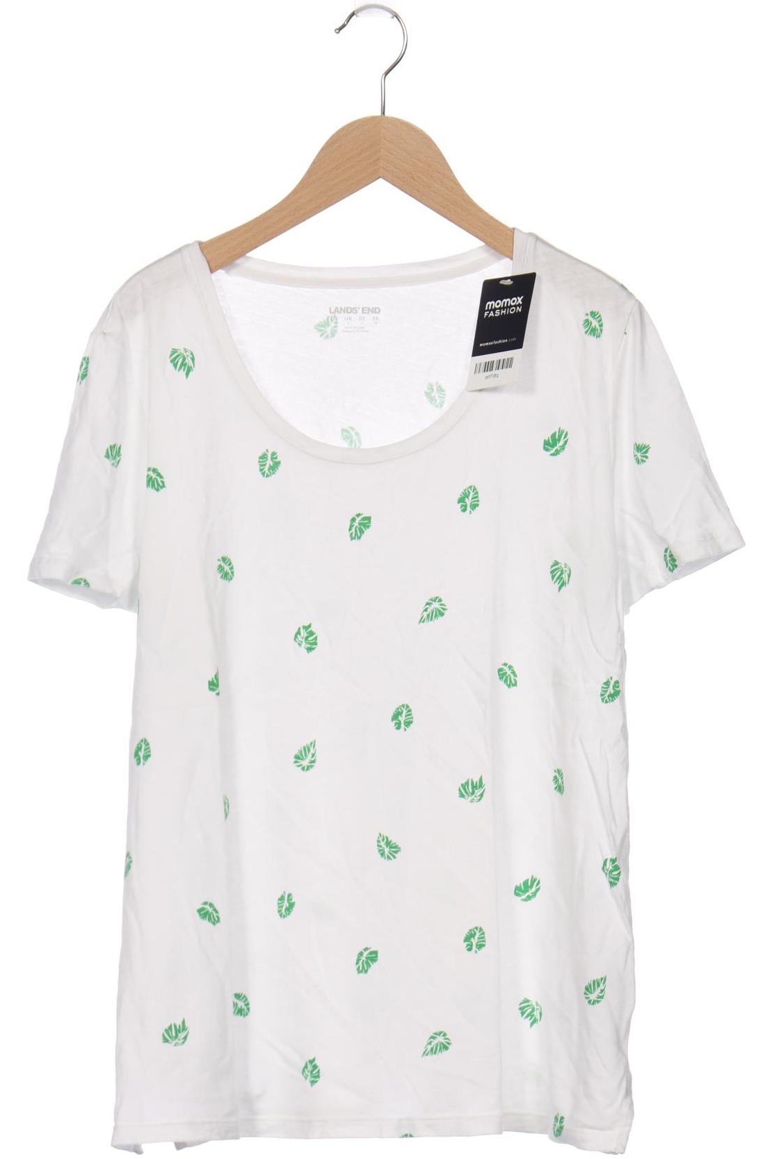 

Lands End Damen T-Shirt, weiß, Gr. 36