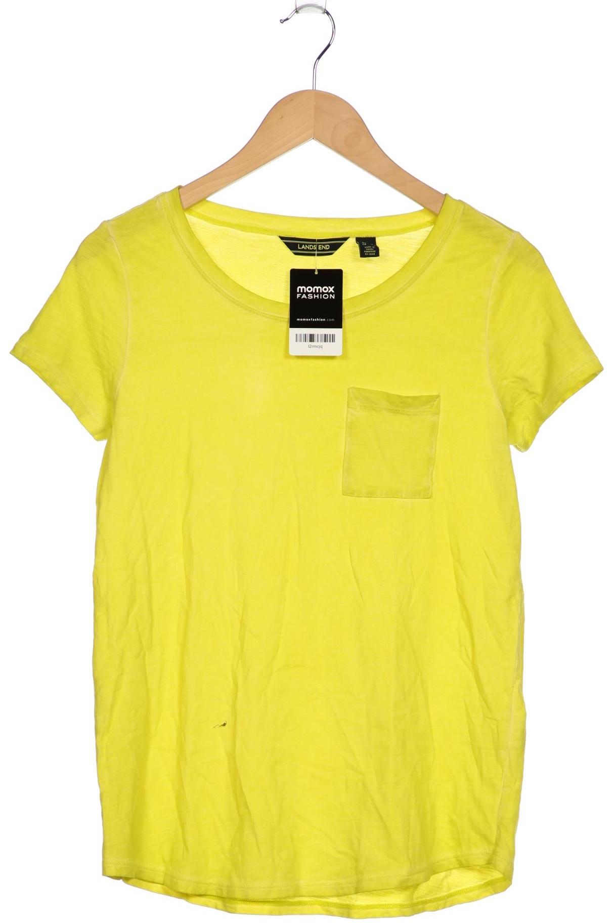 

Lands End Damen T-Shirt, gelb, Gr. 34