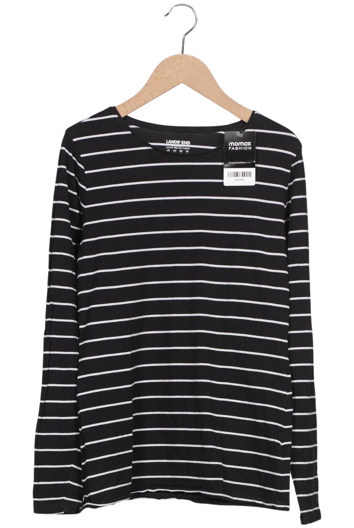 

Lands End Damen Langarmshirt, schwarz, Gr. 36