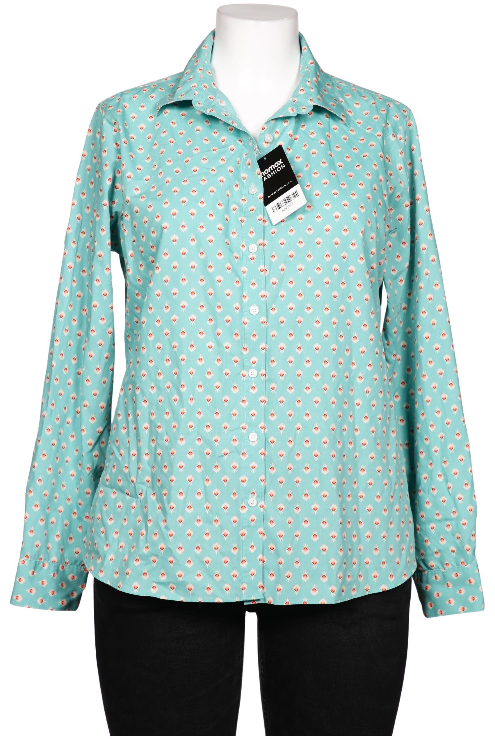 

Lands End Damen Bluse, türkis, Gr. 44