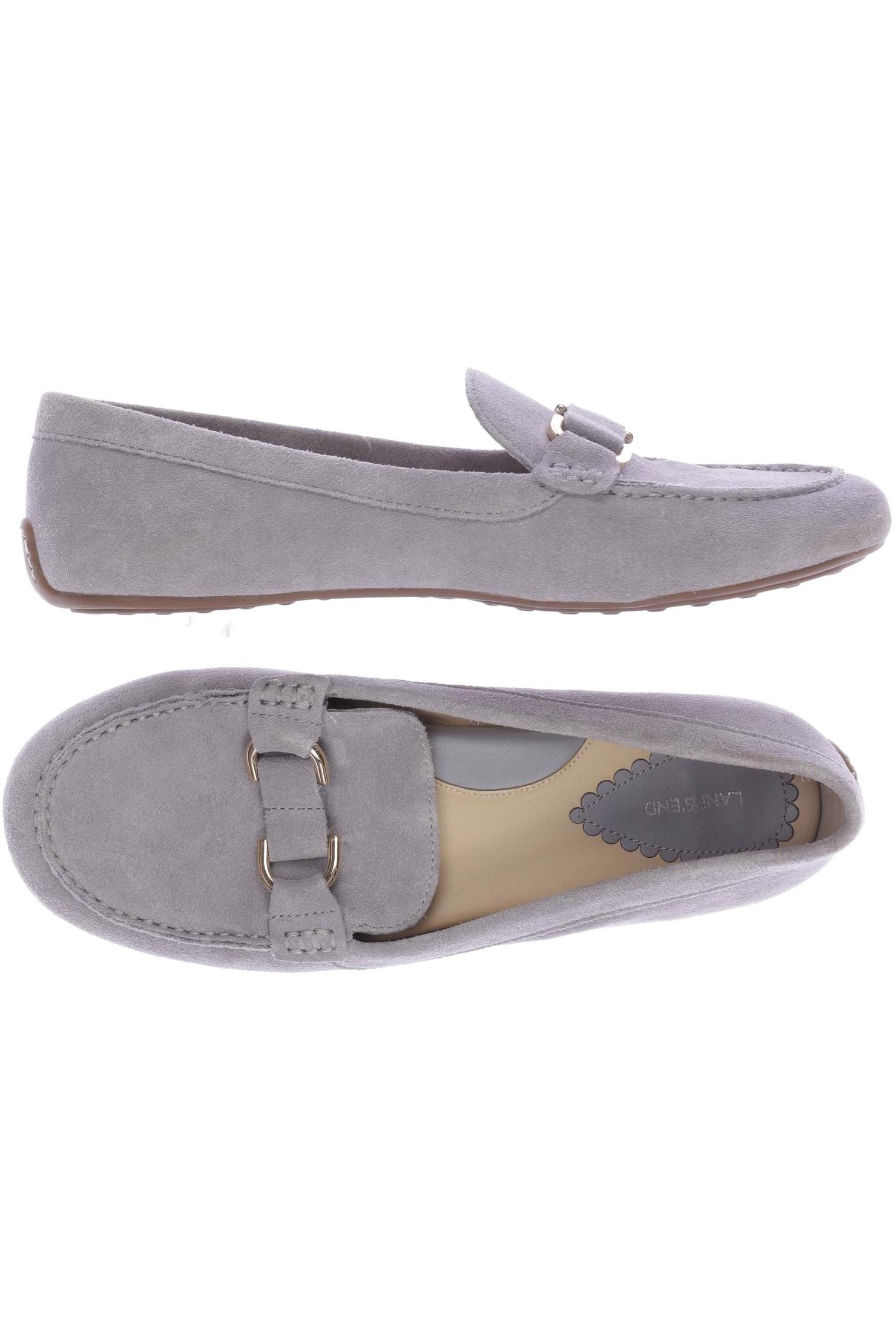 

Lands End Damen Halbschuh, grau, Gr. 41.5