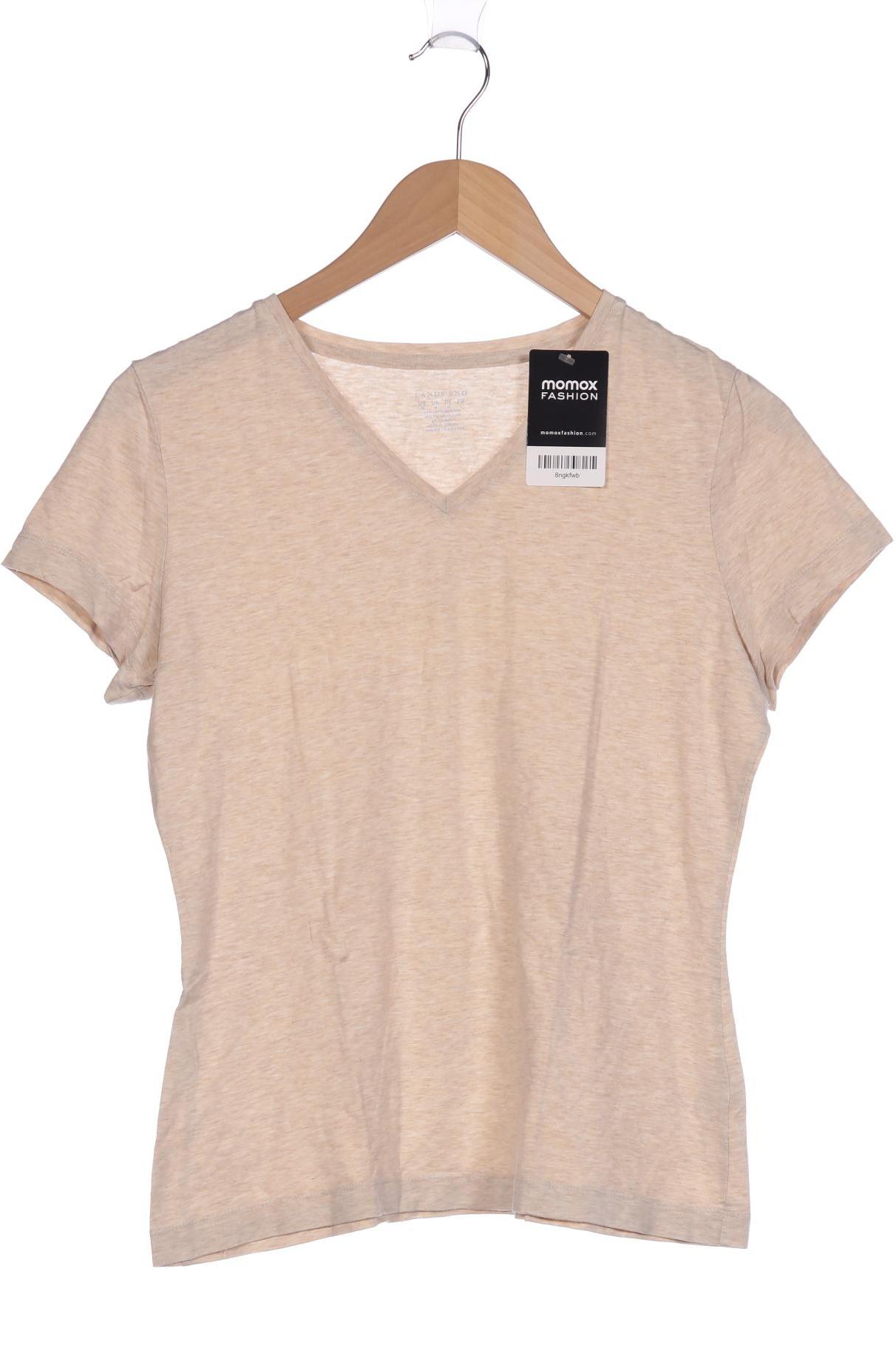 

Lands End Damen T-Shirt, beige, Gr. 38