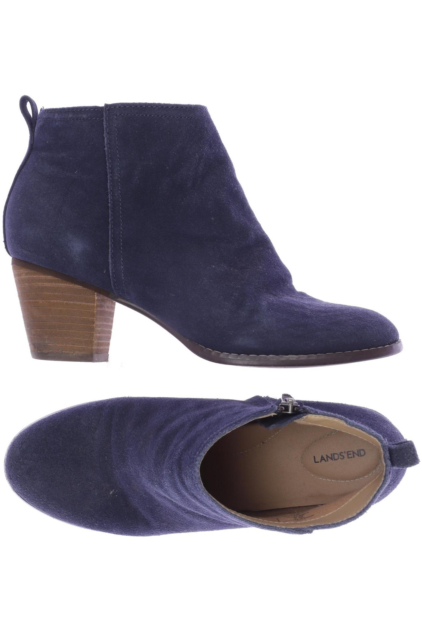 

Lands End Damen Stiefelette, marineblau, Gr. 40