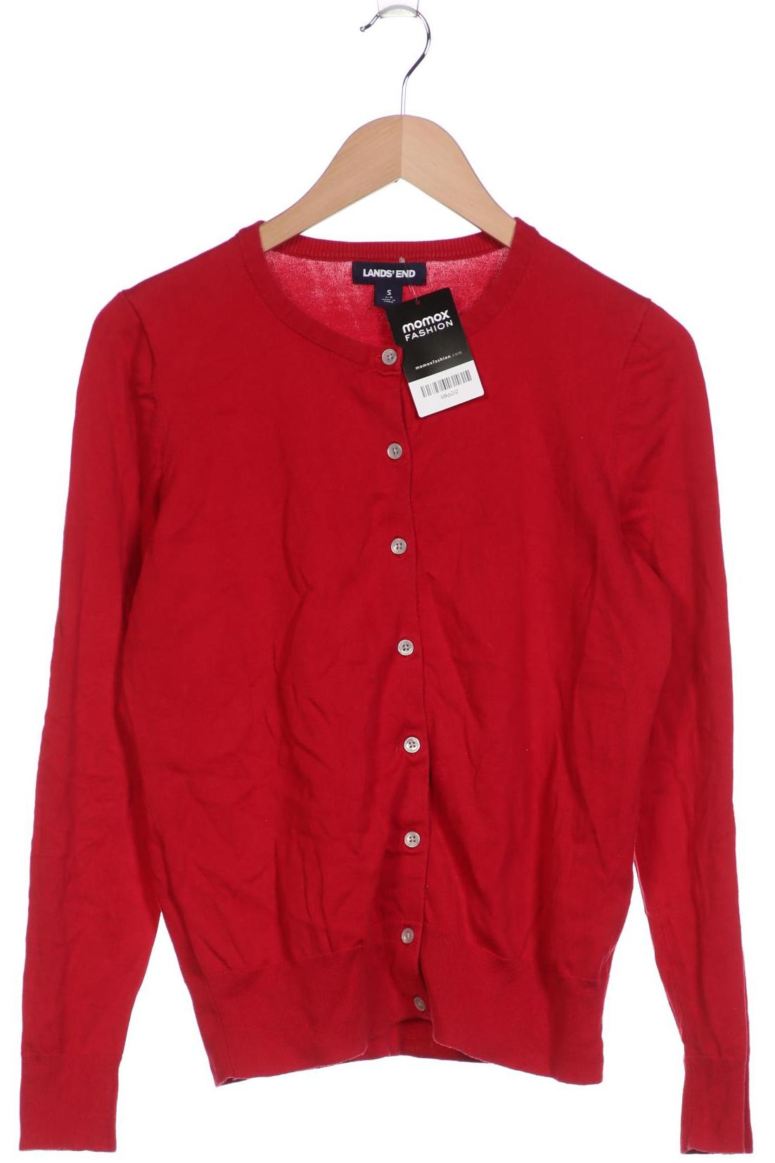 

Lands End Damen Strickjacke, rot, Gr. 36