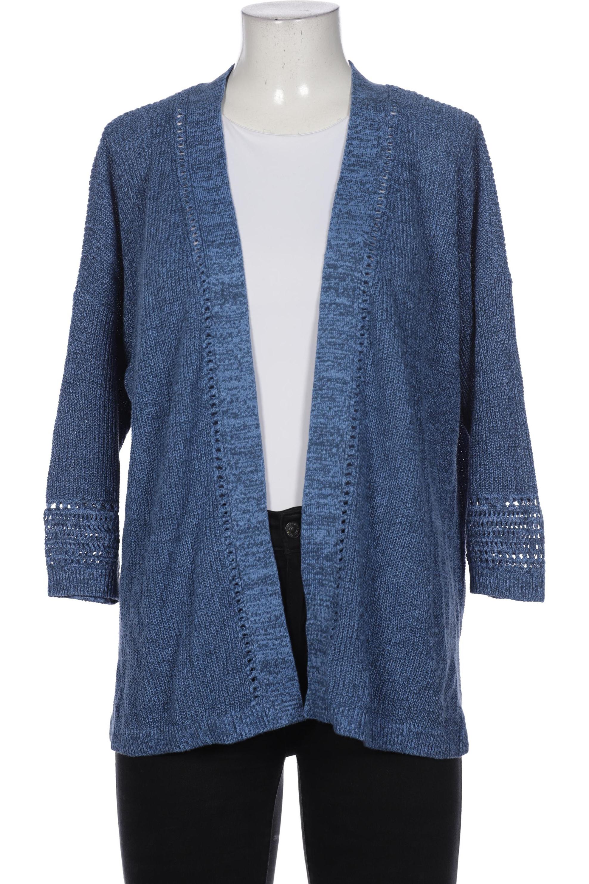 

Lands End Damen Strickjacke, blau, Gr. 44
