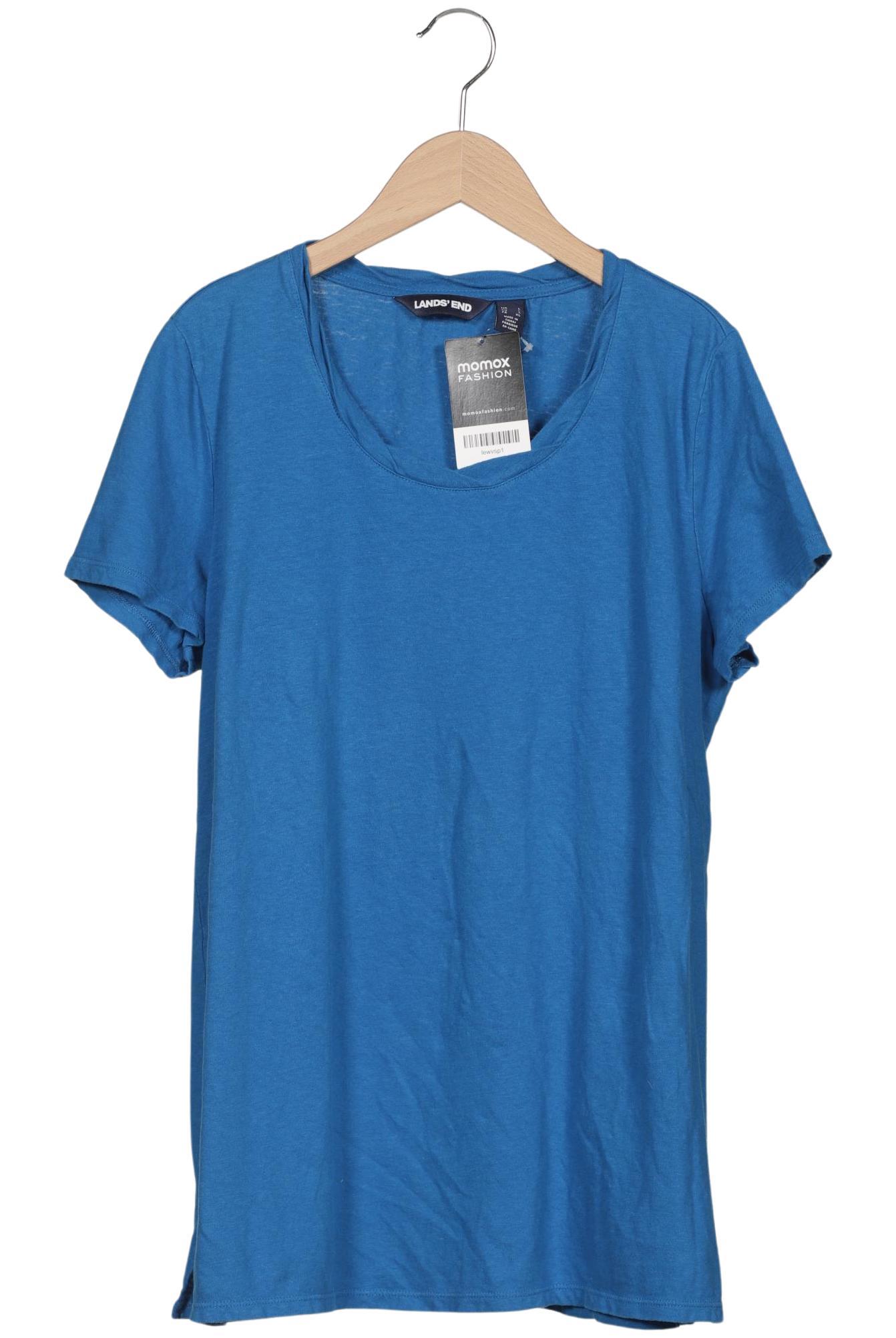 

Lands End Damen T-Shirt, blau, Gr. 42