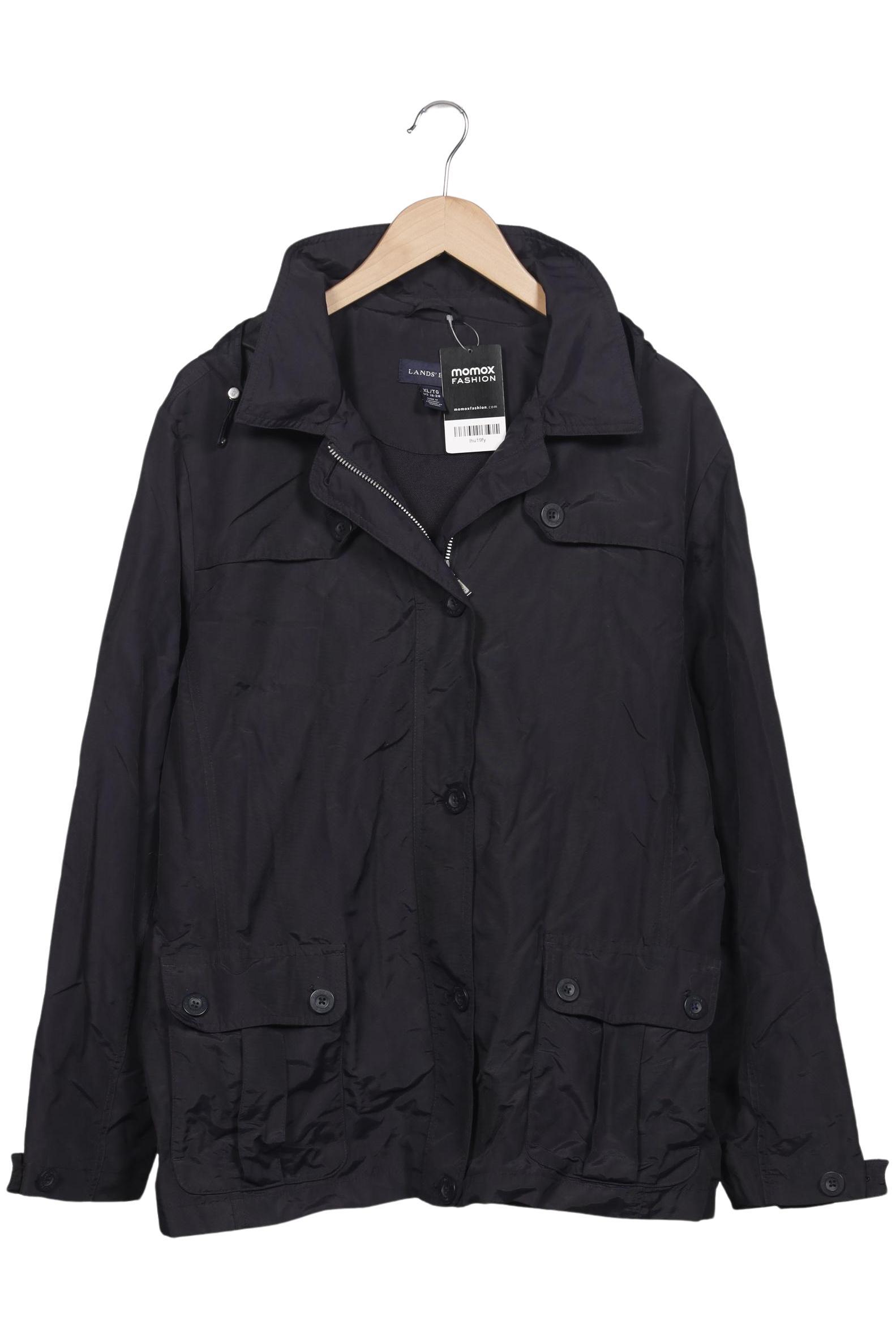 

Lands End Damen Jacke, schwarz, Gr. 18