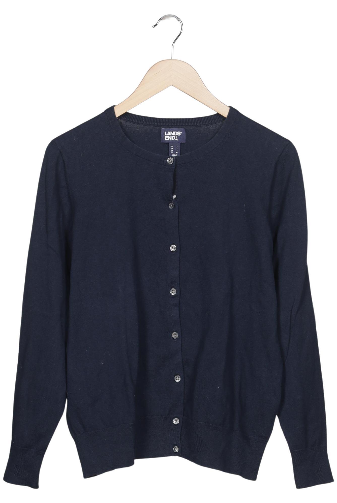 

Lands End Damen Strickjacke, marineblau, Gr. 42