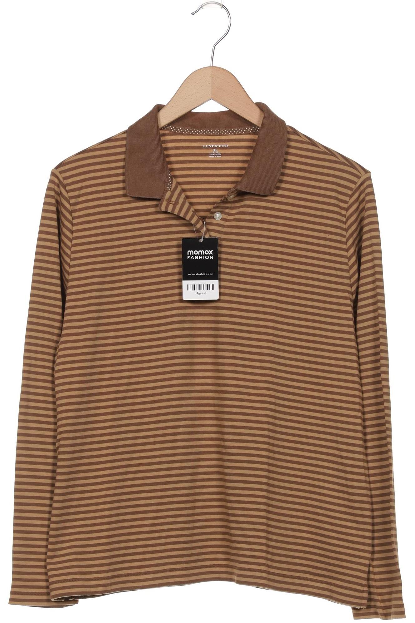 

Lands End Damen Langarmshirt, beige, Gr. 44