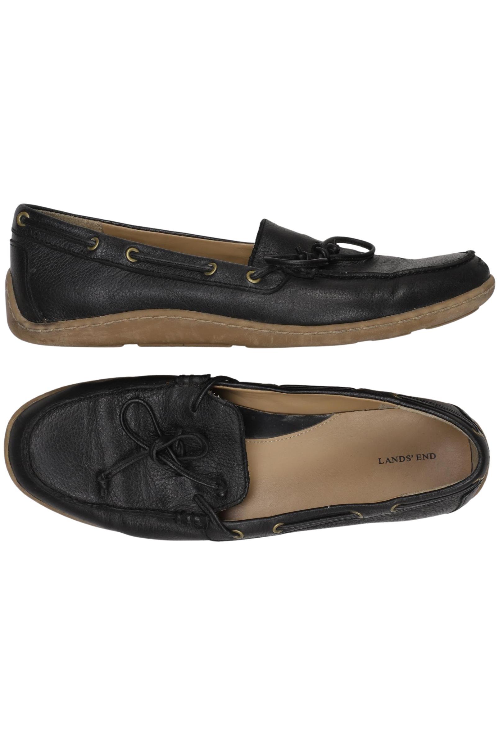 

Lands End Damen Halbschuh, schwarz, Gr. 38.5