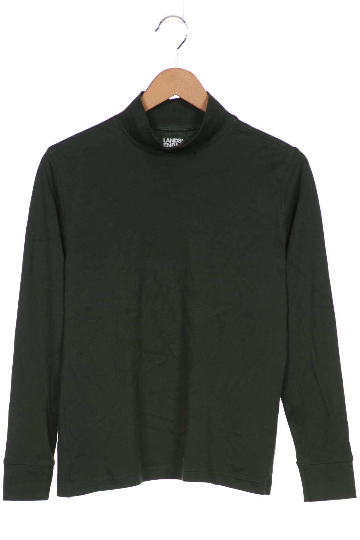 

Lands End Damen Langarmshirt, grün, Gr. 38