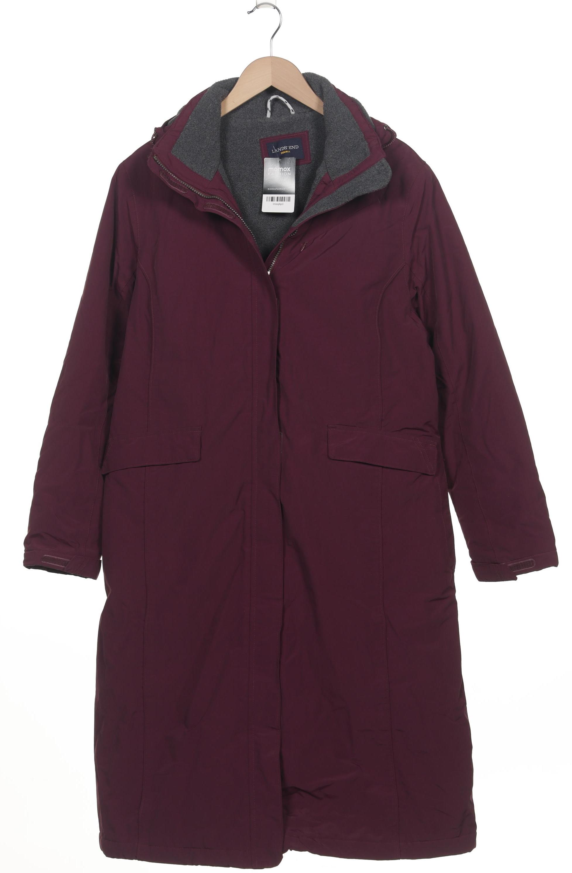 

Lands End Damen Mantel, bordeaux, Gr. 44