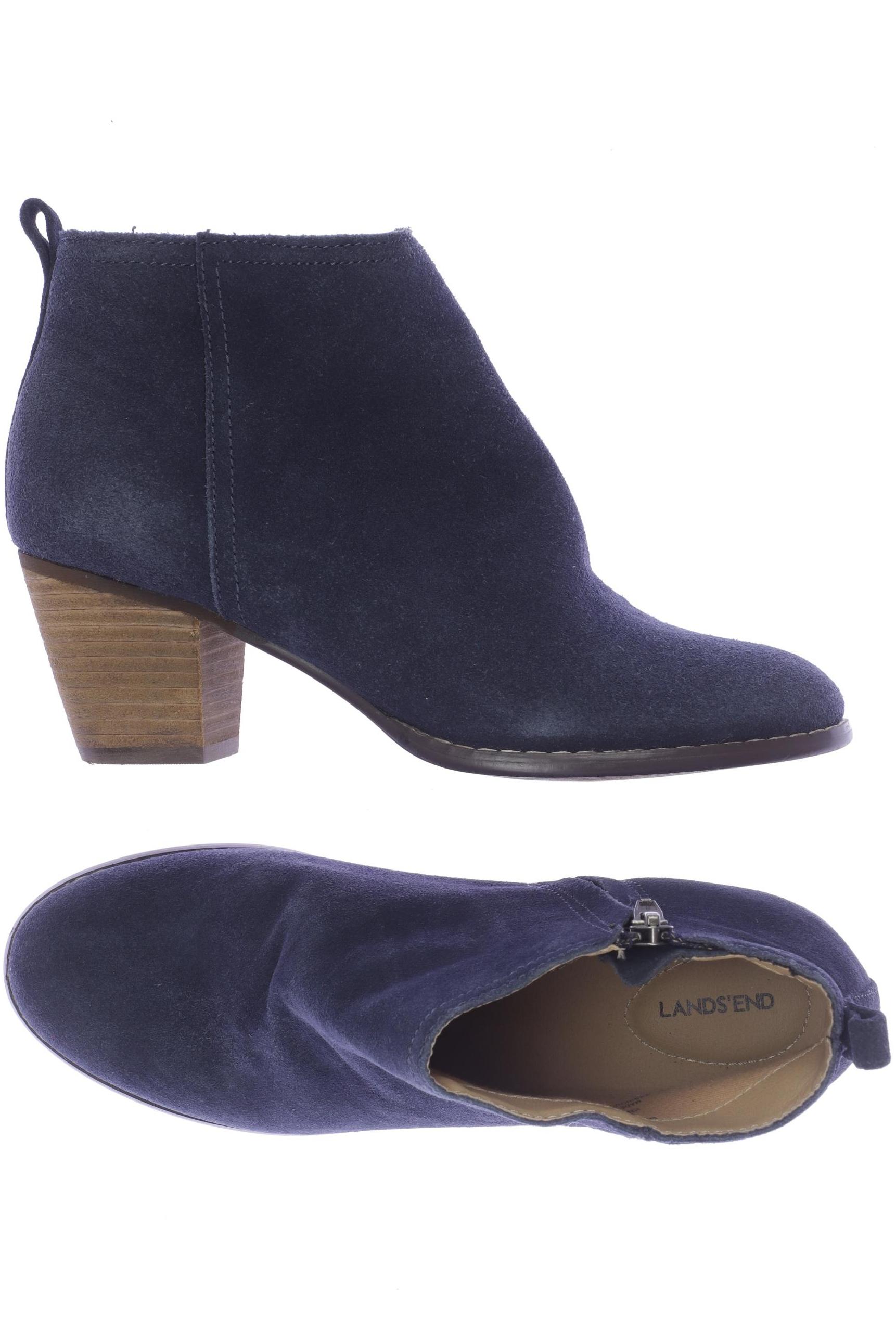 

Lands End Damen Stiefelette, marineblau, Gr. 38.5