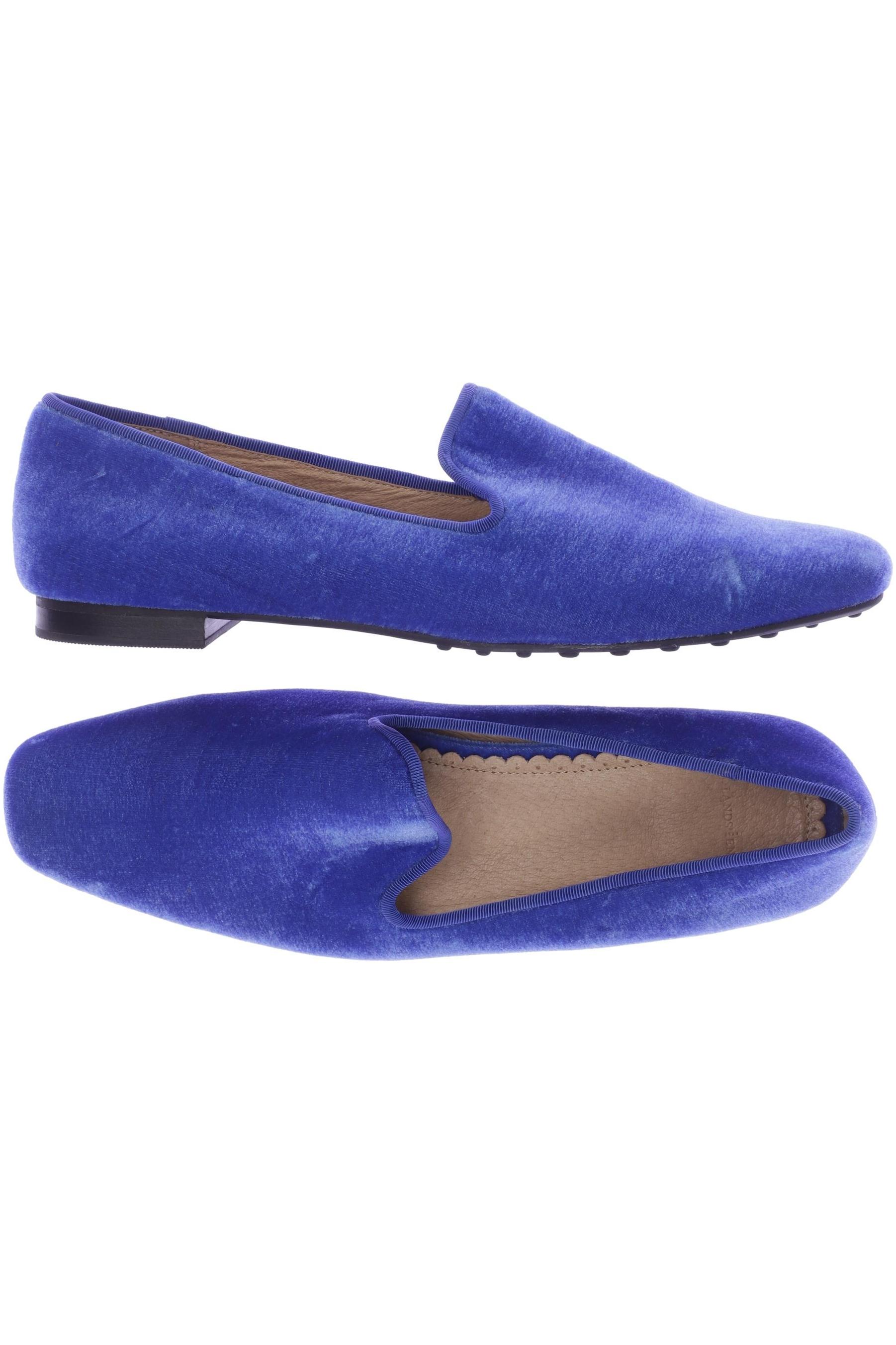 

Lands End Damen Halbschuh, blau, Gr. 10
