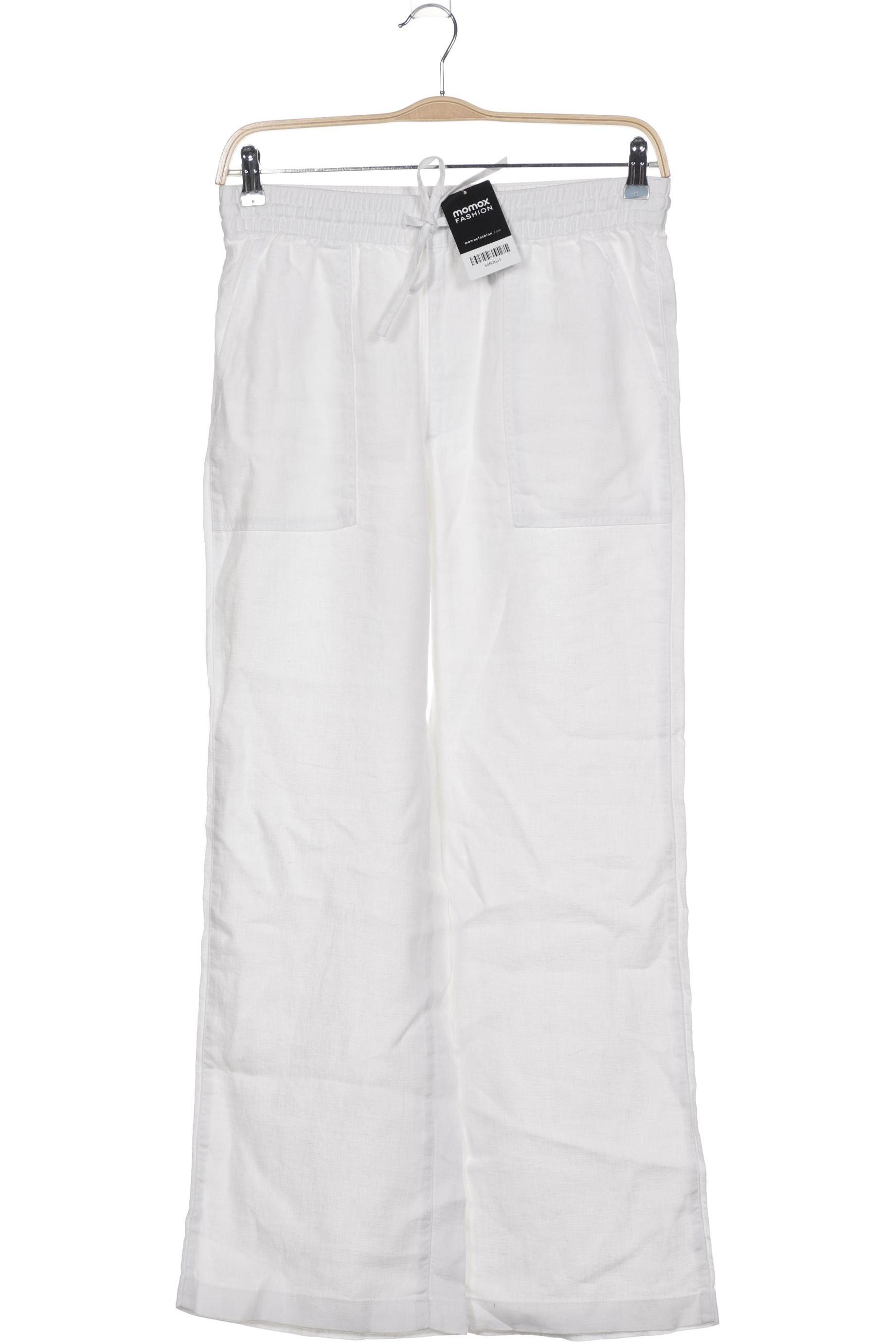 

Lands End Damen Stoffhose, weiß, Gr. 0