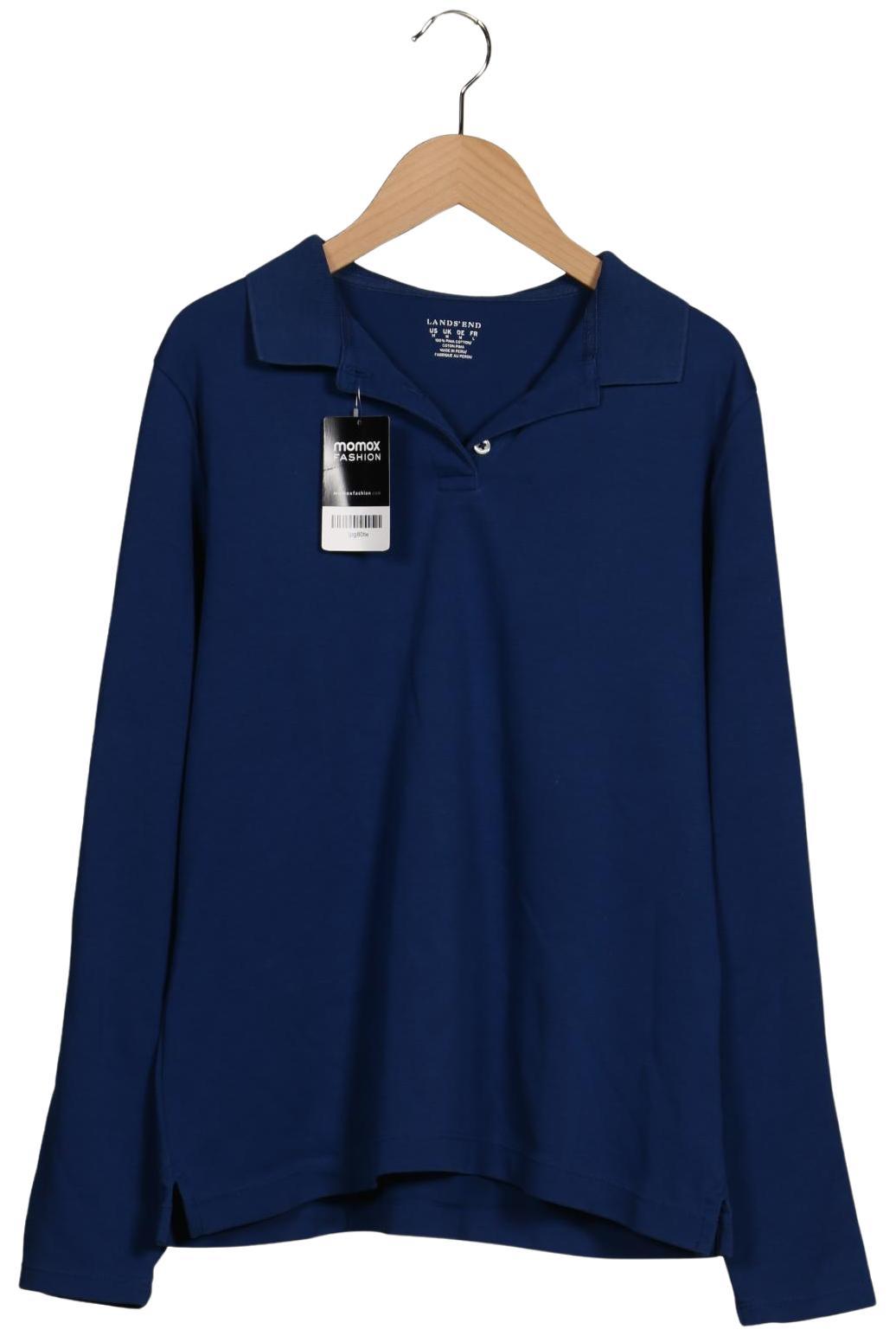 

Lands End Damen Poloshirt, blau, Gr. 38