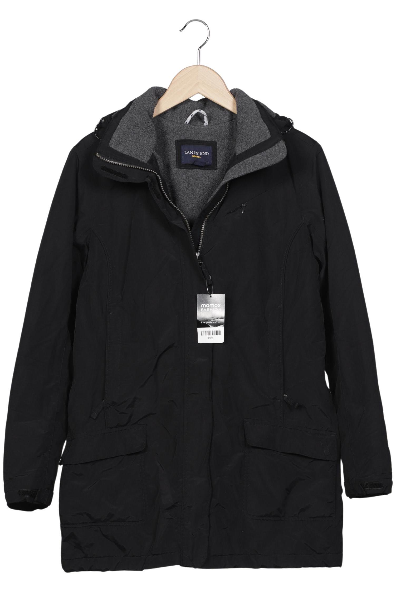 

Lands End Damen Mantel, schwarz, Gr. 36