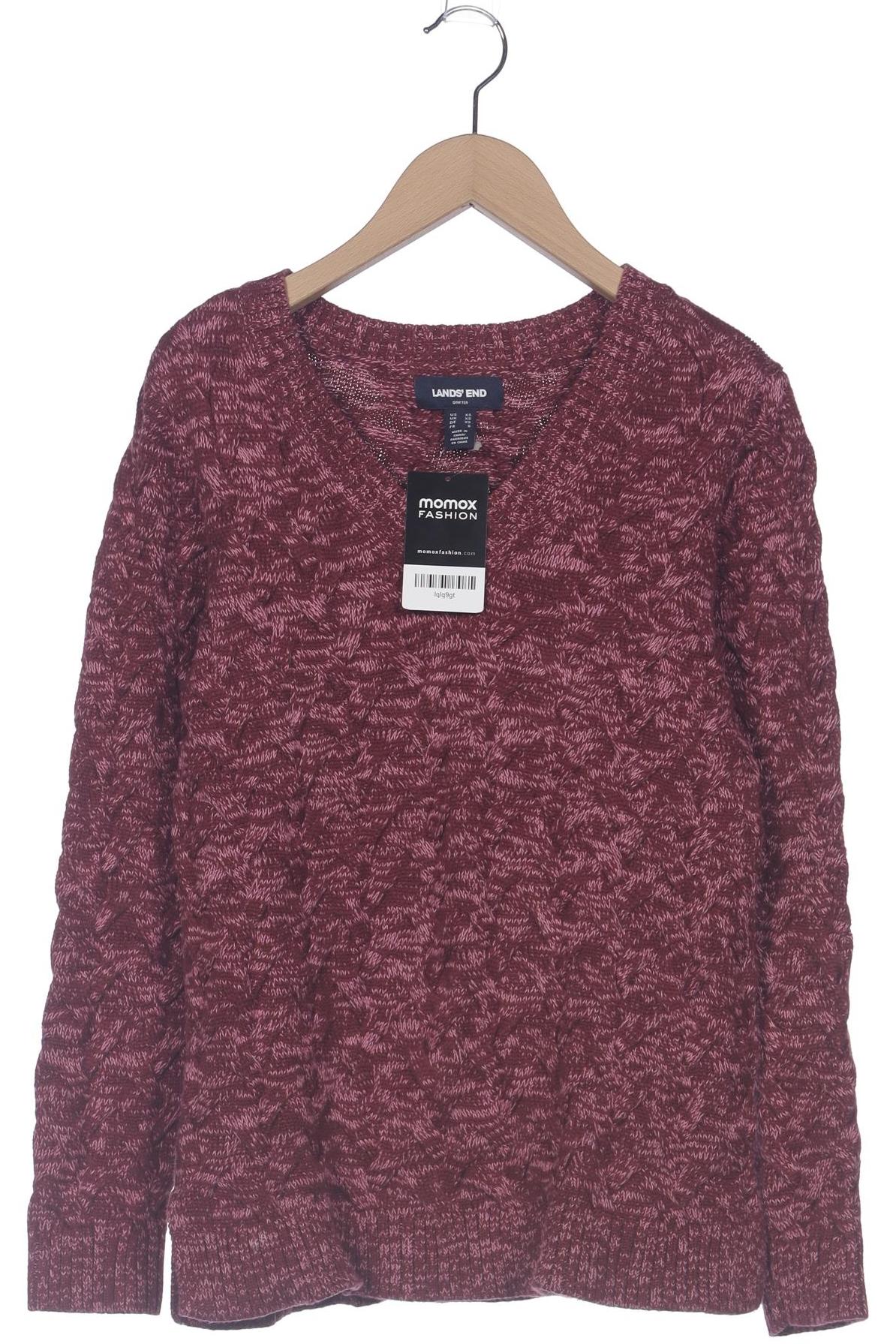 

Lands End Damen Pullover, bordeaux, Gr. 34