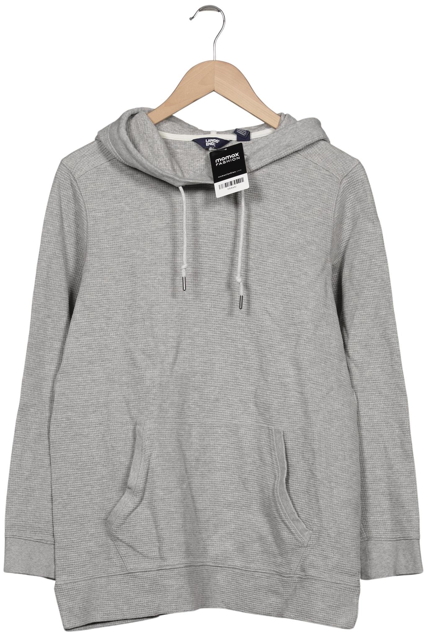 

Lands End Damen Kapuzenpullover, grau, Gr. 38