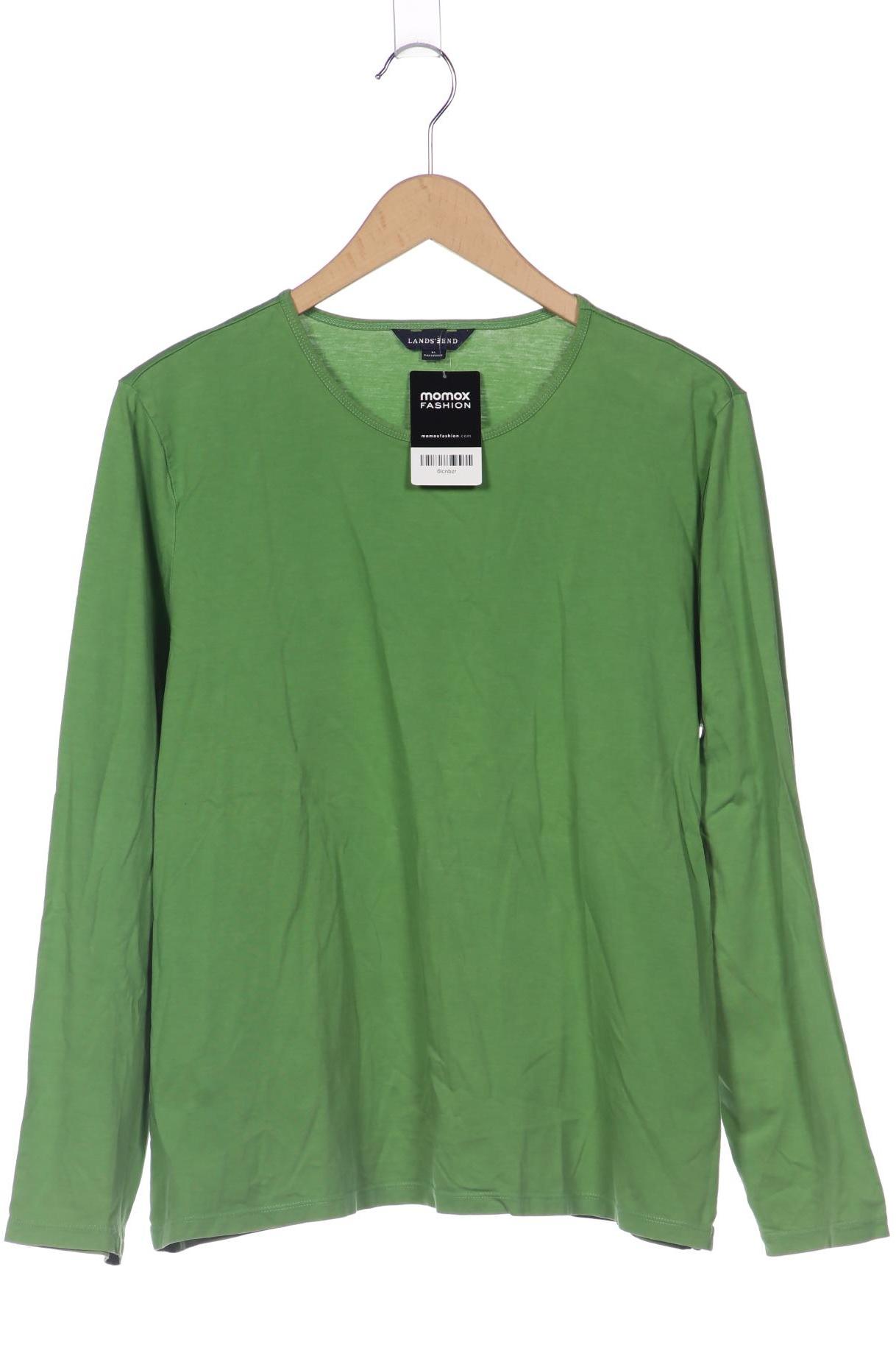 

Lands End Damen Langarmshirt, grün, Gr. 44