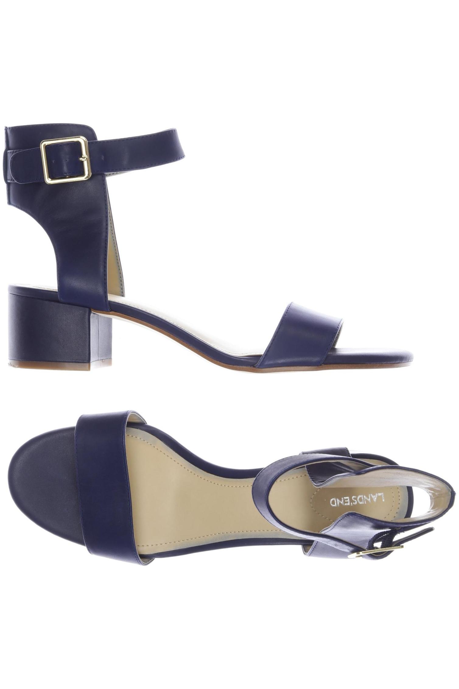 

Lands End Damen Sandale, marineblau, Gr. 40