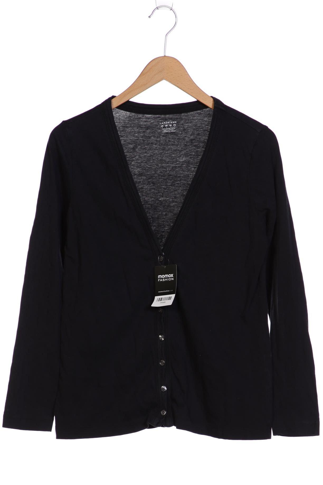 

Lands End Damen Strickjacke, schwarz, Gr. 36