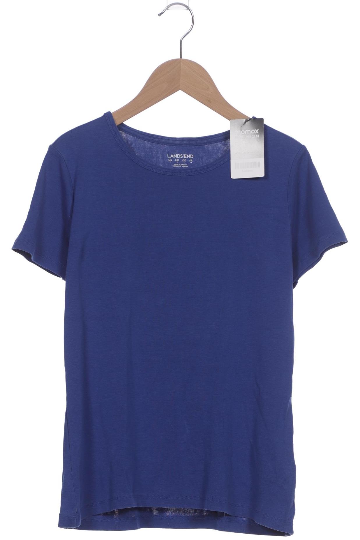 

Lands End Damen T-Shirt, blau, Gr. 36