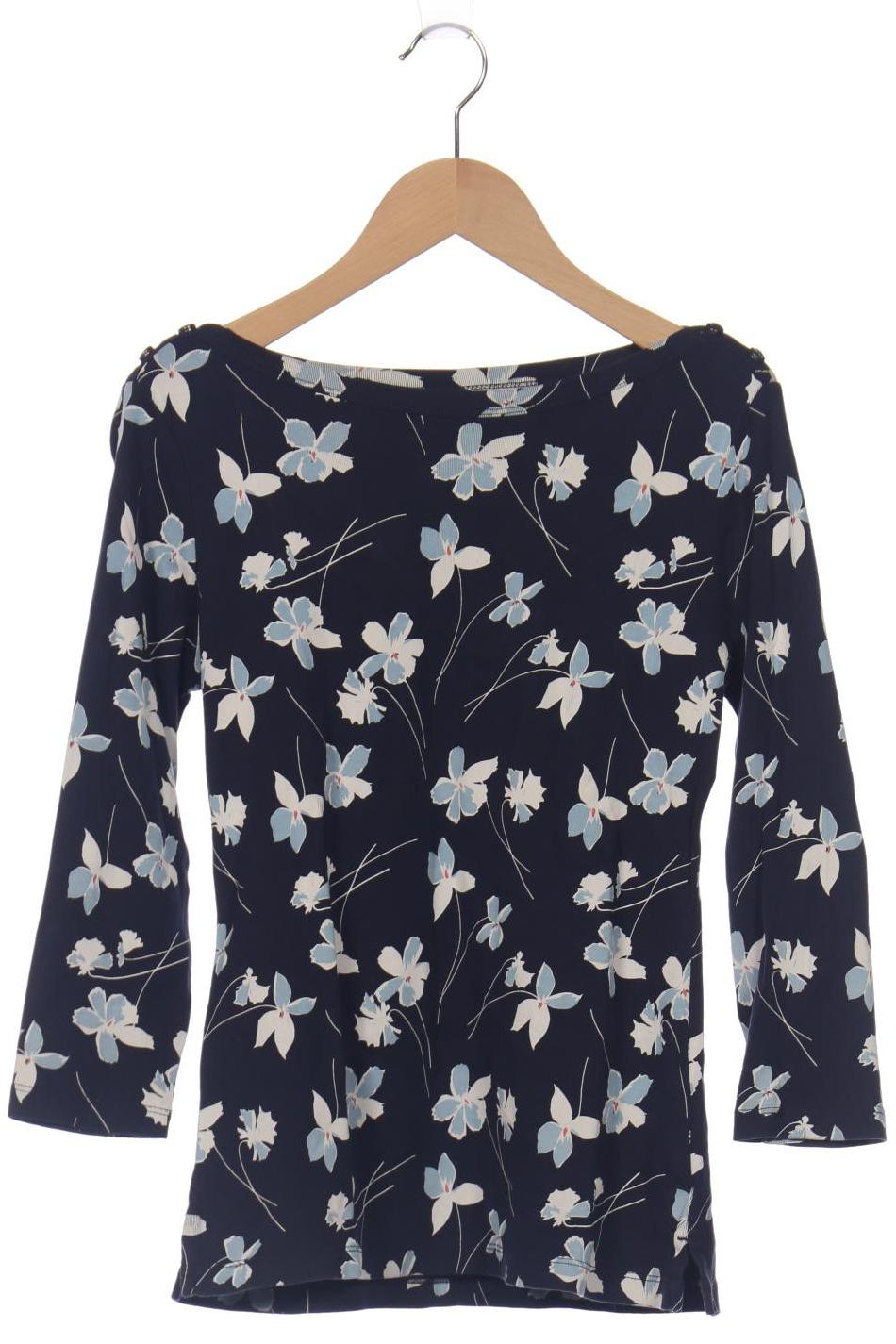 

Lands End Damen Langarmshirt, marineblau, Gr. 34