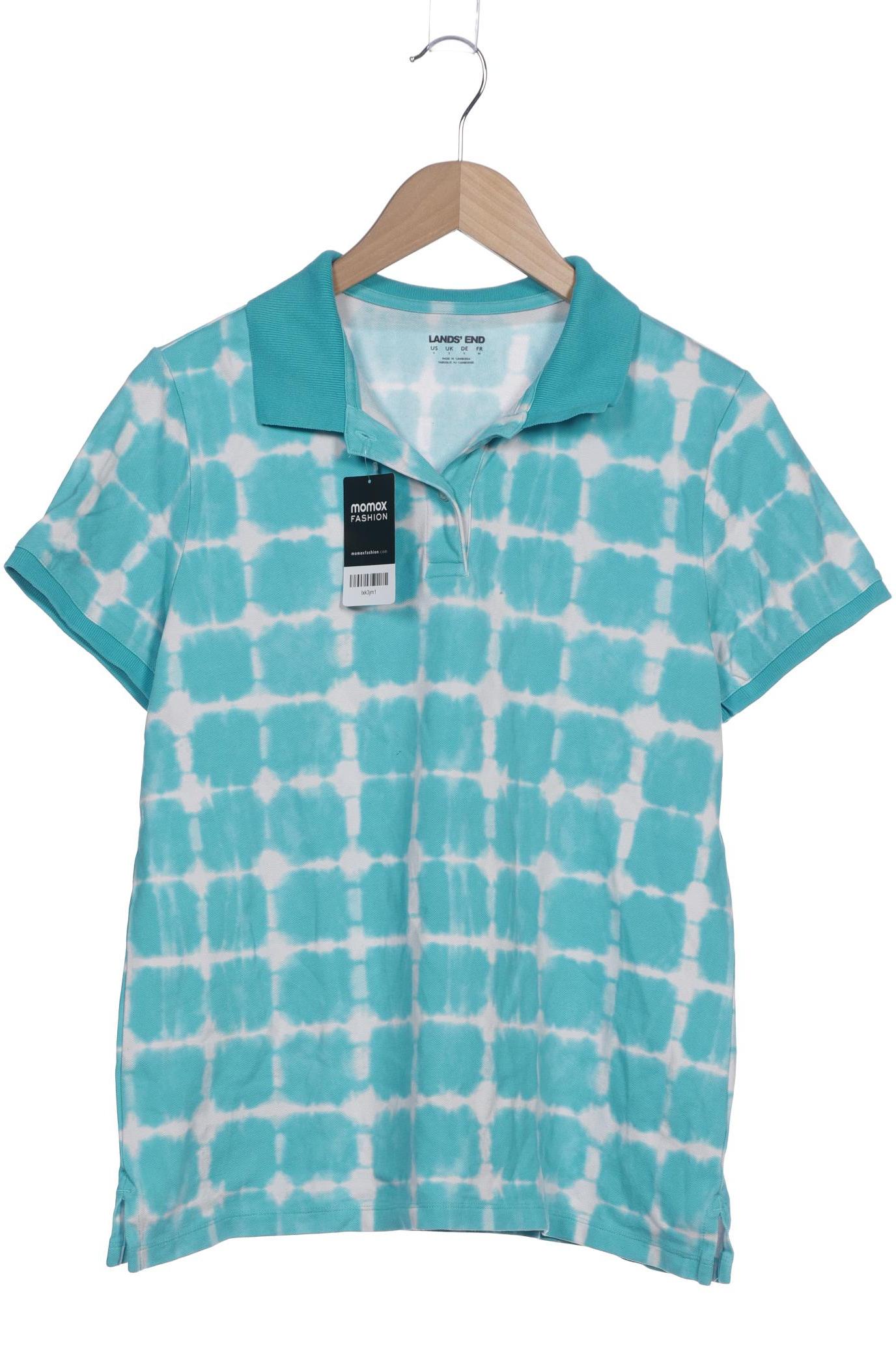 

Lands End Damen Poloshirt, blau, Gr. 36