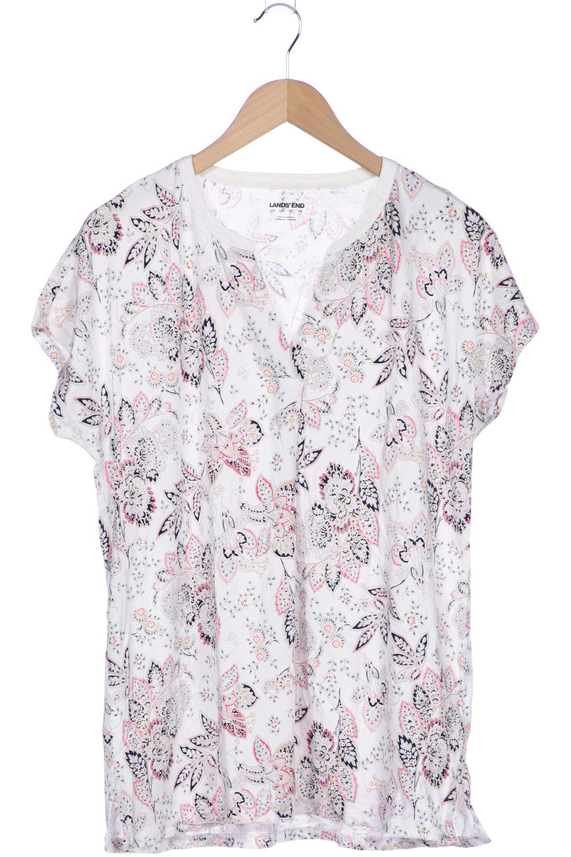 

Lands End Damen T-Shirt, cremeweiß, Gr. 42