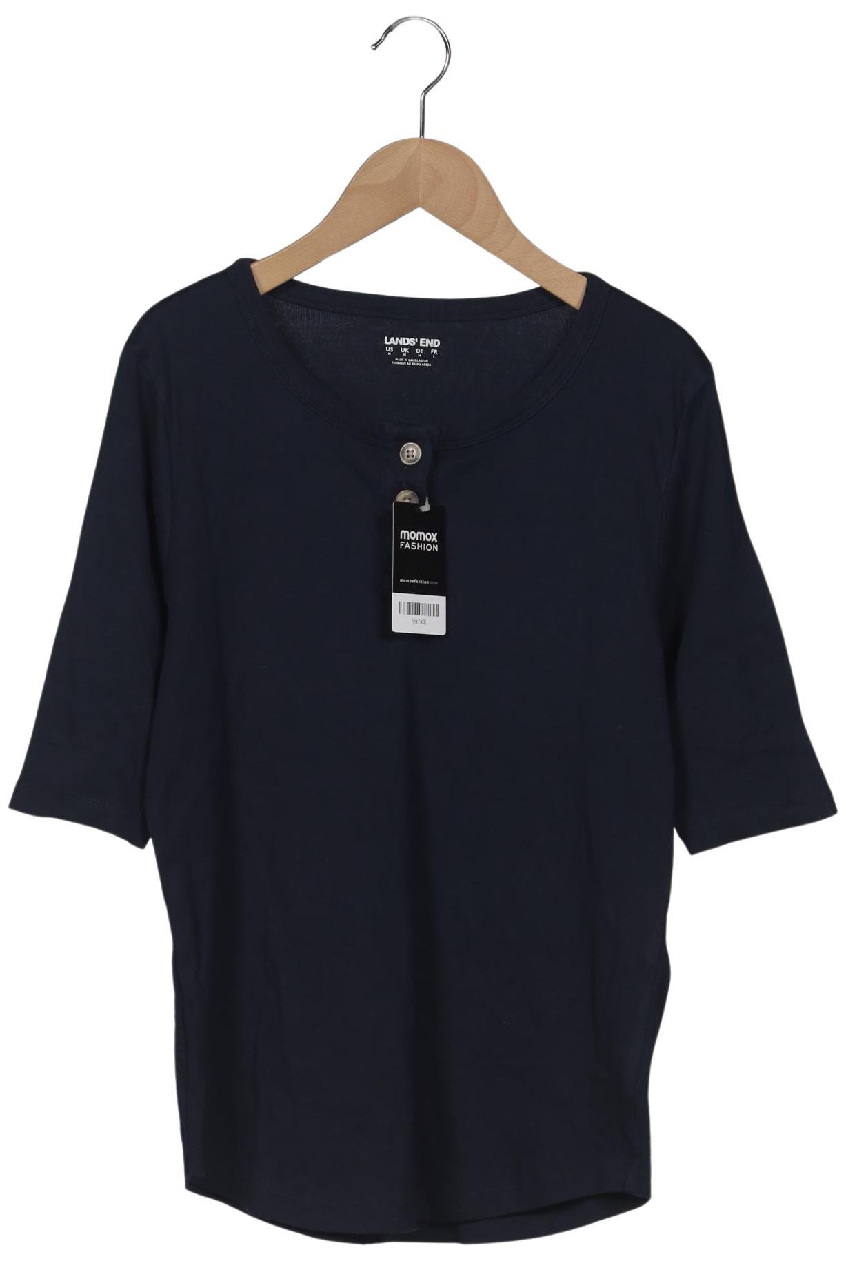 

Lands End Damen Langarmshirt, marineblau, Gr. 38