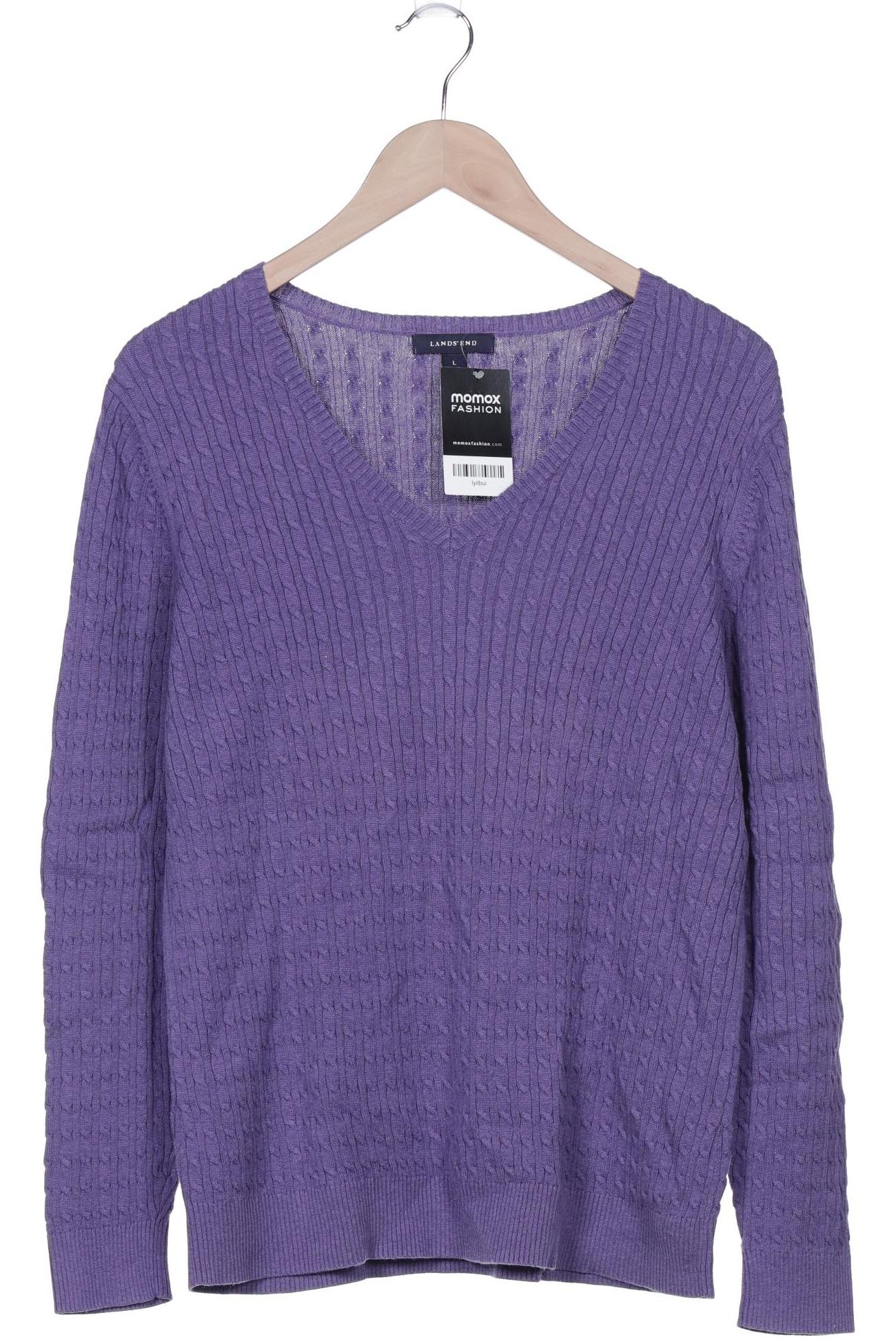 

Lands End Damen Pullover, flieder, Gr. 42